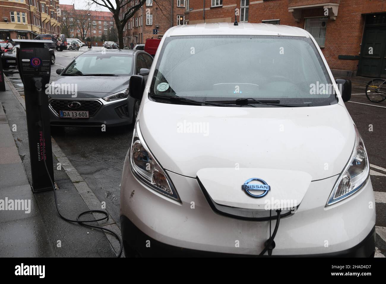 Copenhagen/Denmark./12 Decemeber 2021/ Various eelctric brand autos