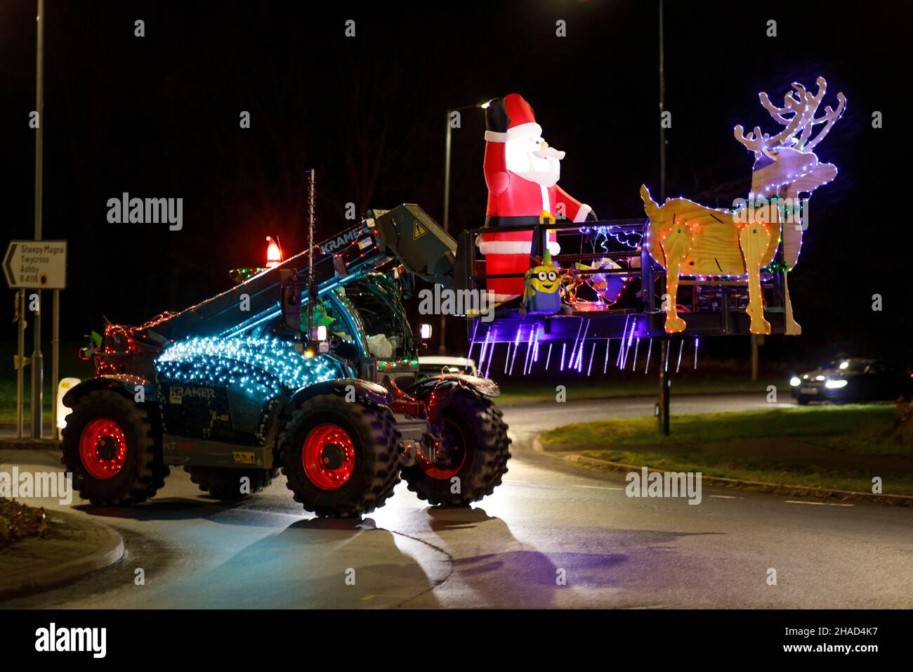 Brightly lit tractors hires stock photography and images Alamy