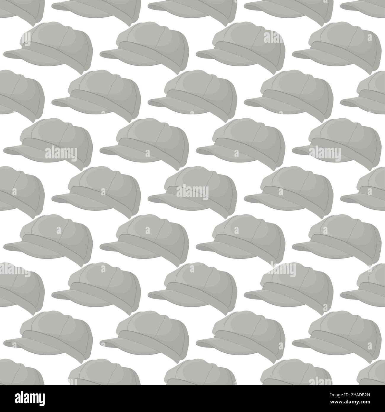 Illustration on theme colored pattern hats visor, beautiful caps in white background. Caps