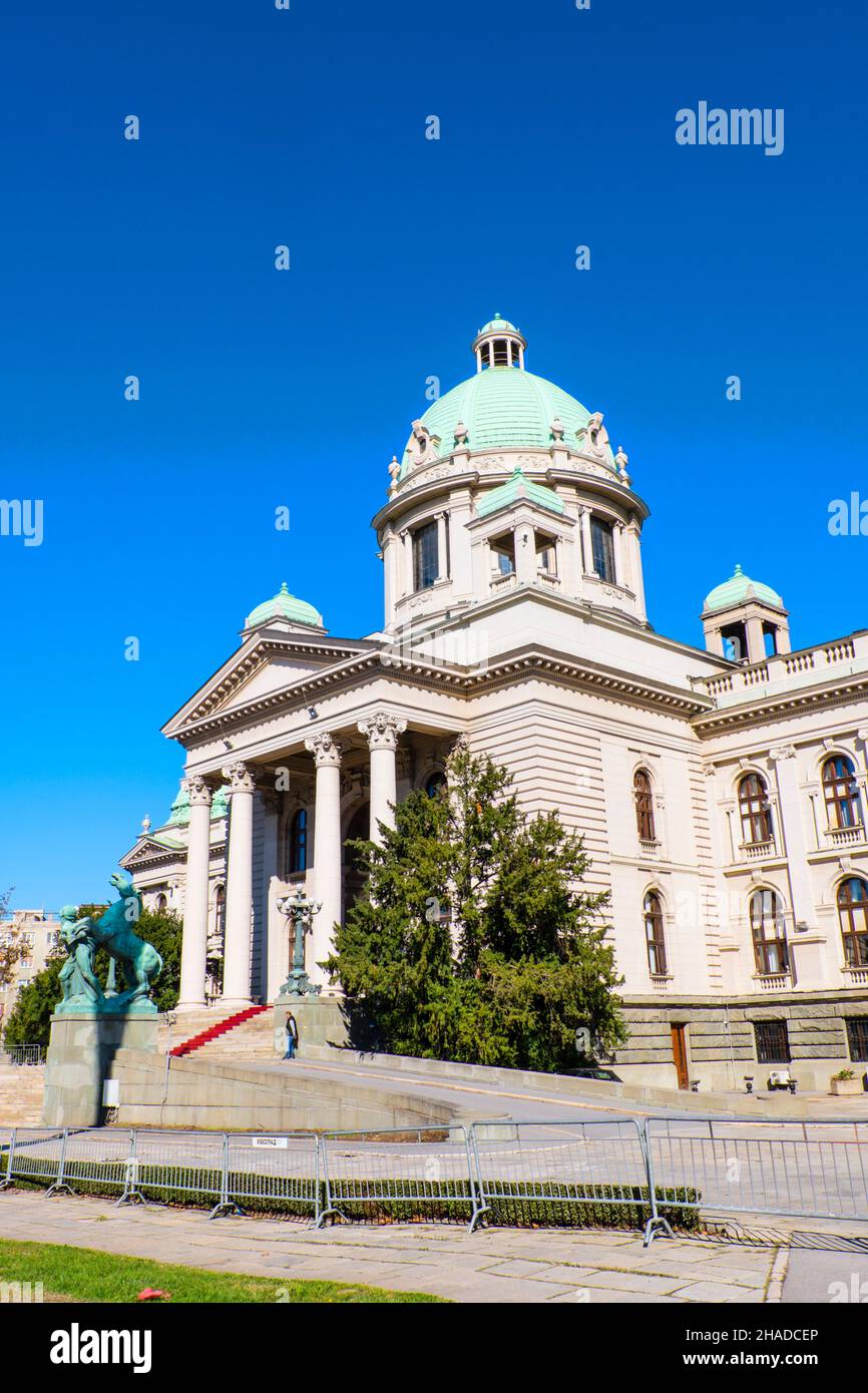 National Assembly of the Republic of Serbia, Belgrade, Serbia Stock Photo