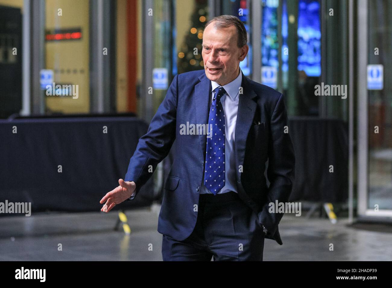 London, UK. 12th Dec, 2021. British journalist, presenter and