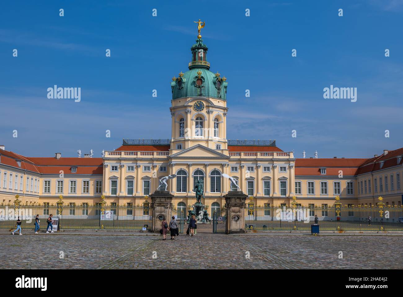 Charlottenburg Palace in Berlin, Germany, Baroque style city landmark from 17th century. Stock Photo
