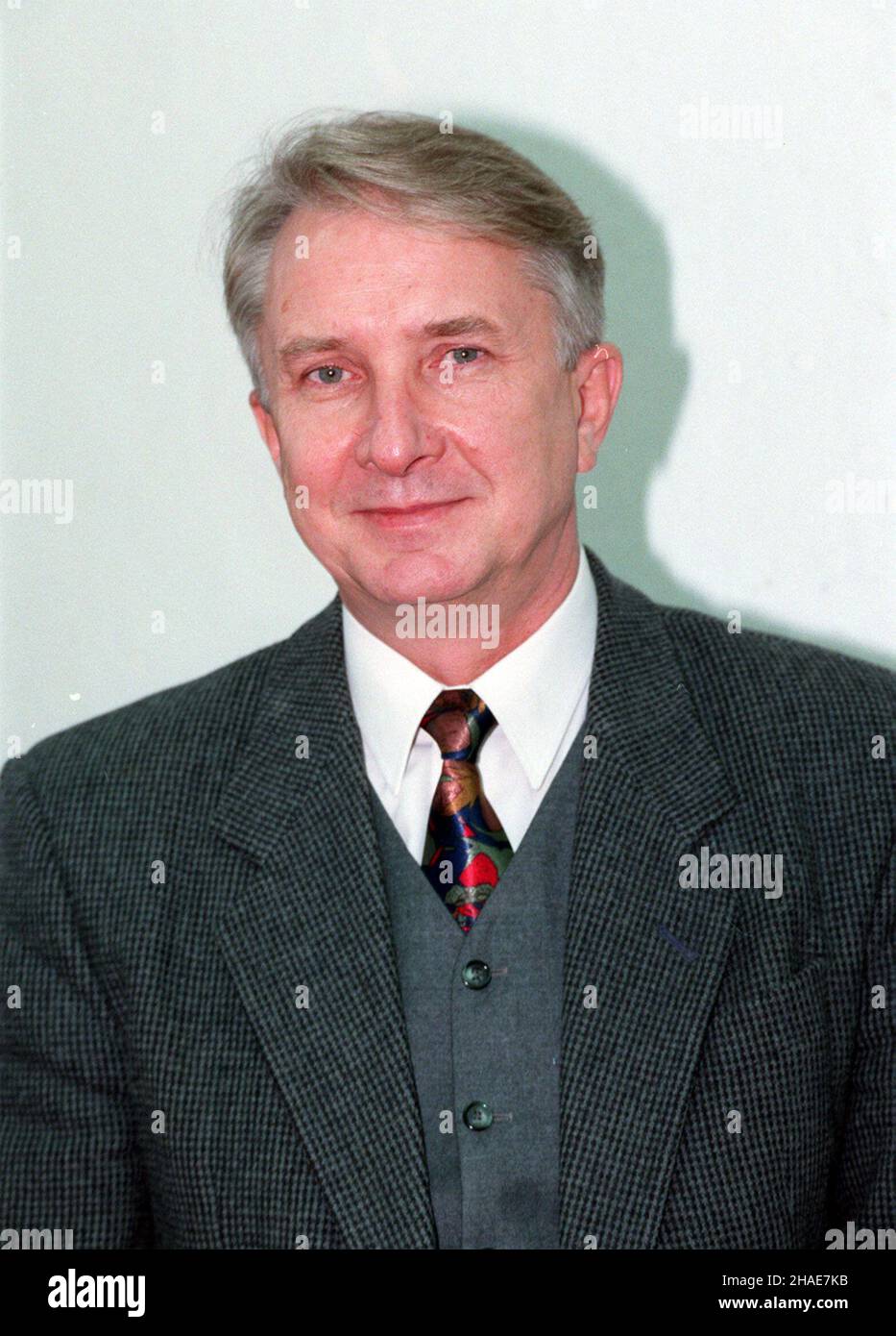 Gdañsk, 27.10.1997. Profesor Edmund Wittbrodt. (mr) PAP/Stefan