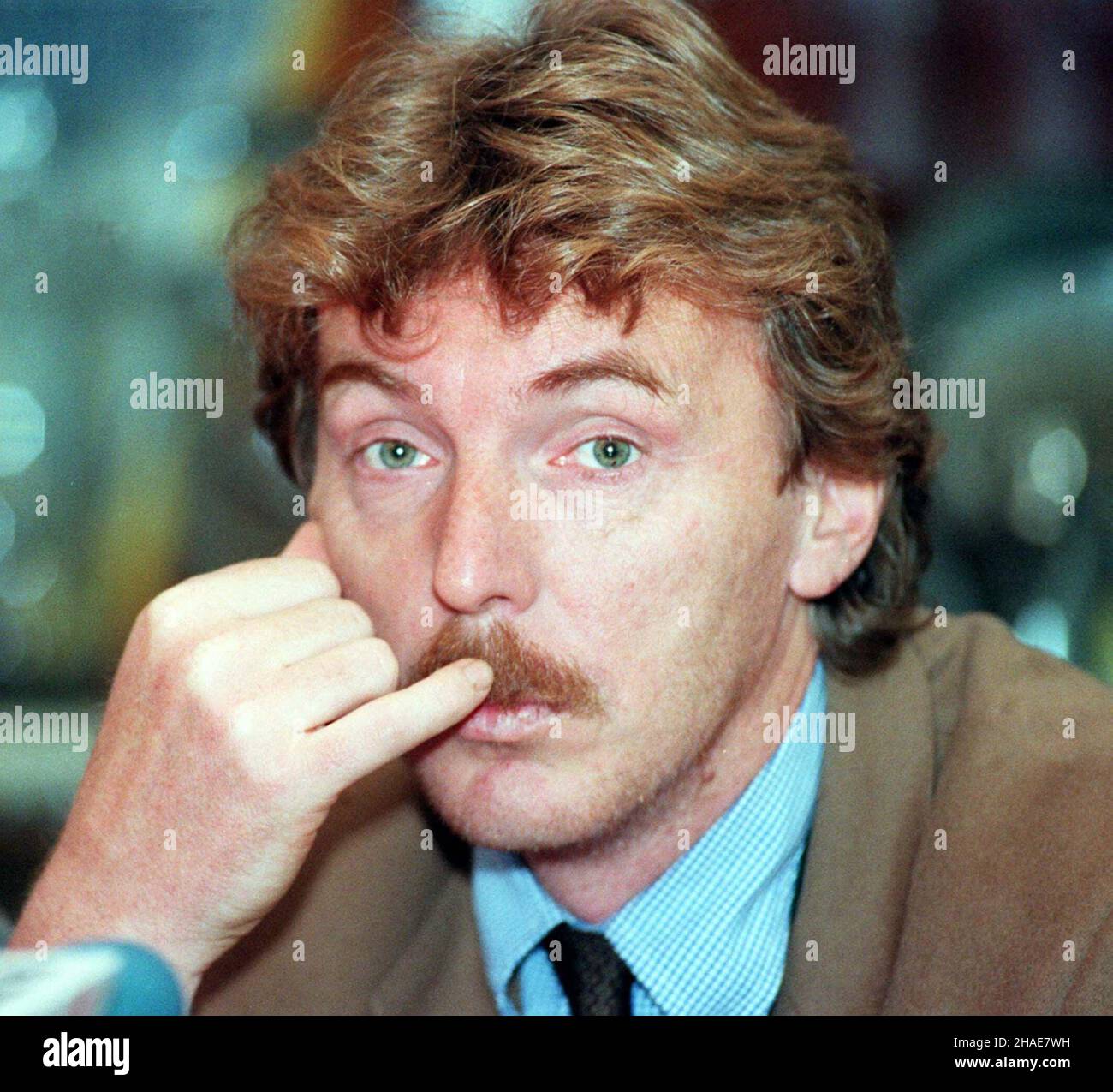 Warszawa, 1998. Zbigniew Boniek, by³y pi³karz reprezentacji Polski. (mr 