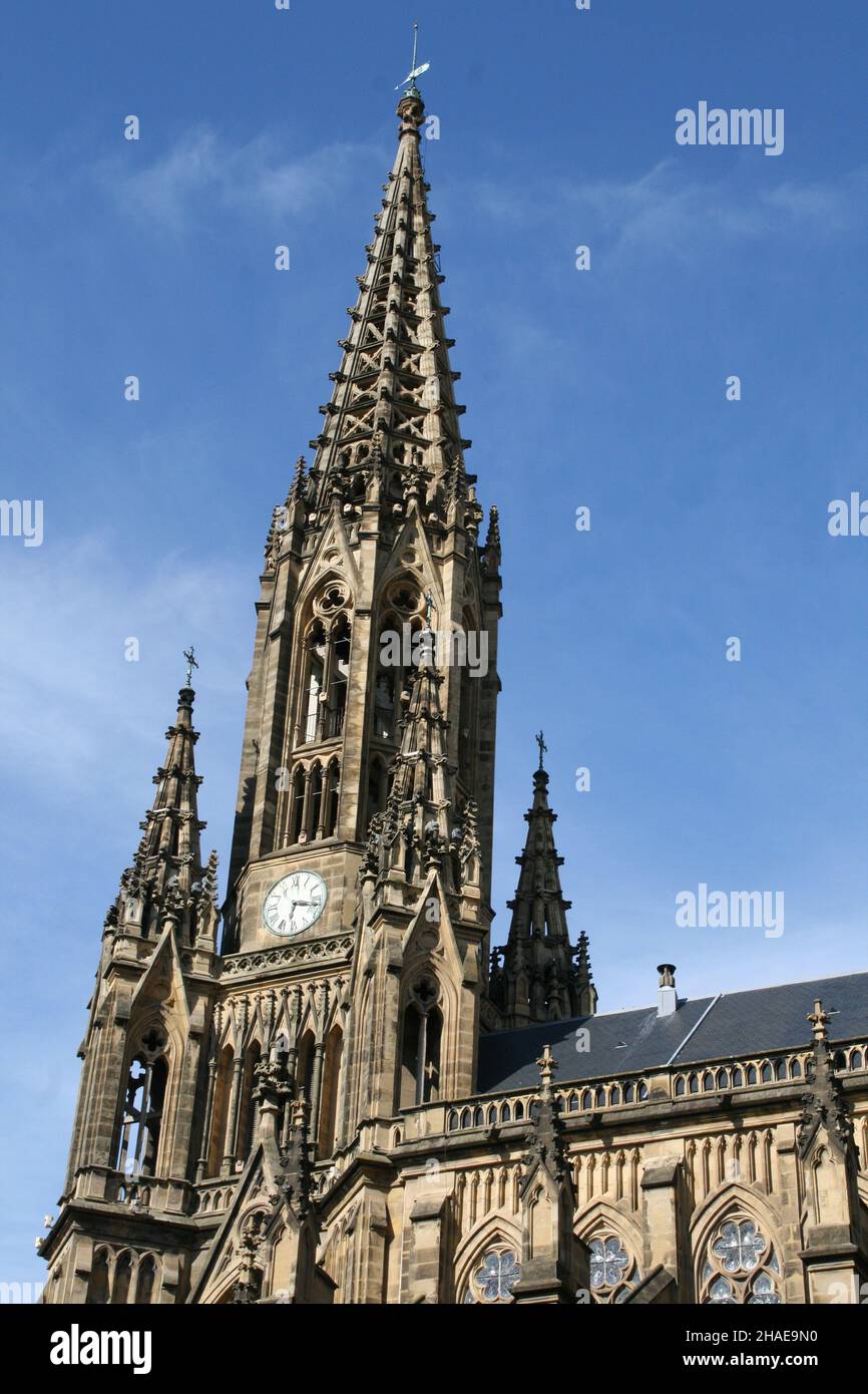 The Good Shepherd of San Sebastian Cathedral in Spain Stock Photo - Alamy