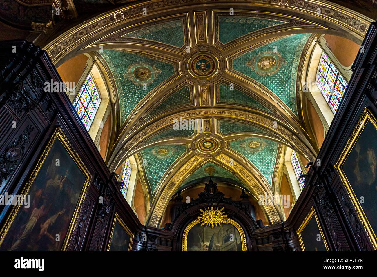 Église Saint-Pierre in Saint-Chamond, France Stock Photo