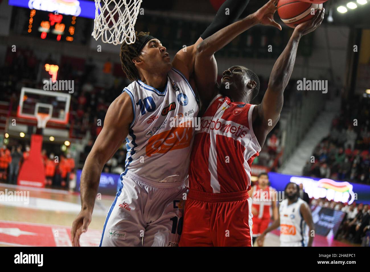 Varese, Italy. 12th Dec, 2021. 10Giovanni De Nicolao OpenJobMetis Varese during the LBA Italy Championship match between Openjobmetis Varese  vs Devi Napoli Basket, in Varese, Italy, on Dicember 12, 2021. Credit: Fabio Averna/Alamy Live News Stock Photo