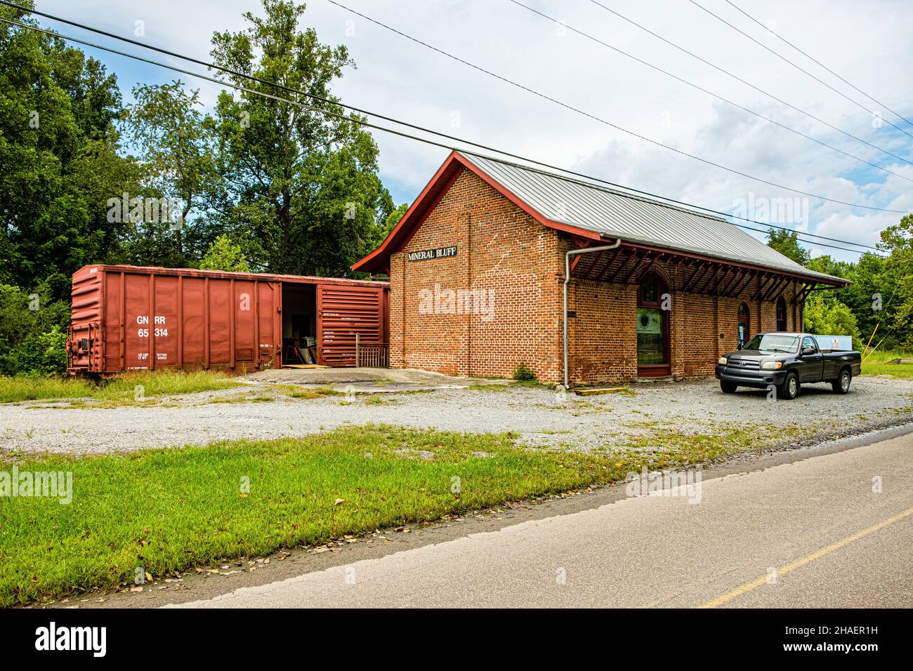 Historic Mineral Bluff Depot, Railroad Avenue, Mineral Bluff,