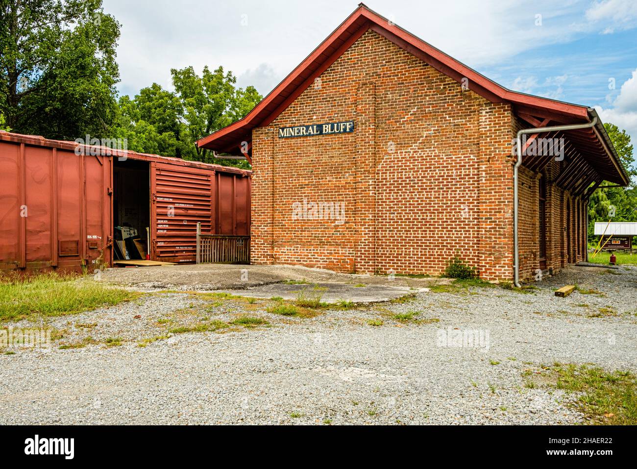 Historic Mineral Bluff Depot, Railroad Avenue, Mineral Bluff,