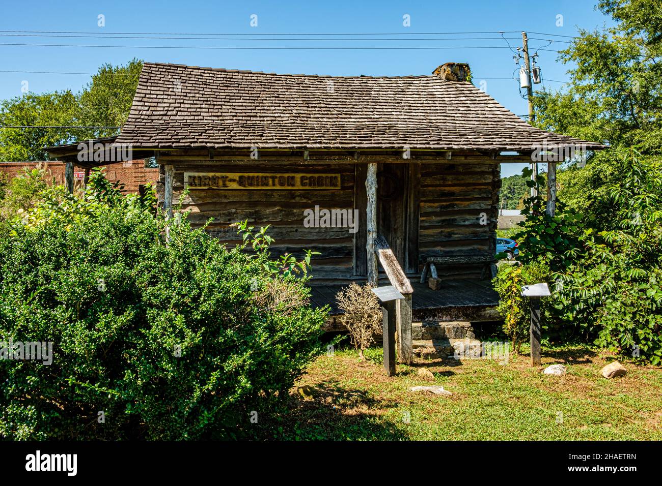 KirbyQuinton Cabin, North Main Street, Jasper, Stock Photo Alamy