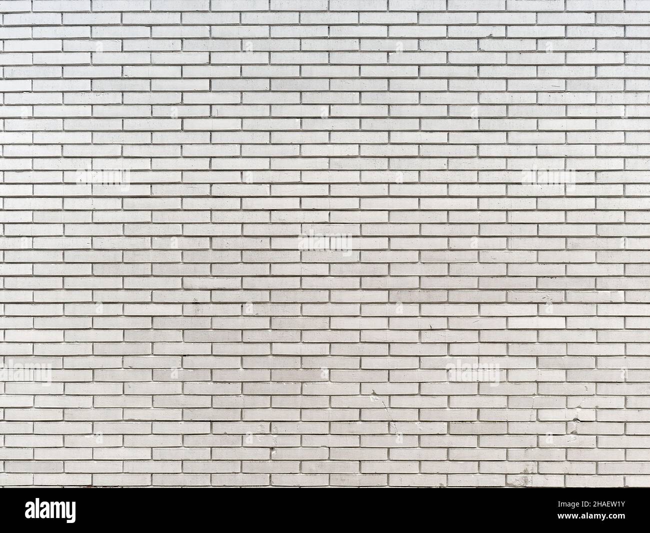 weathered textured white brick wall Stock Photo