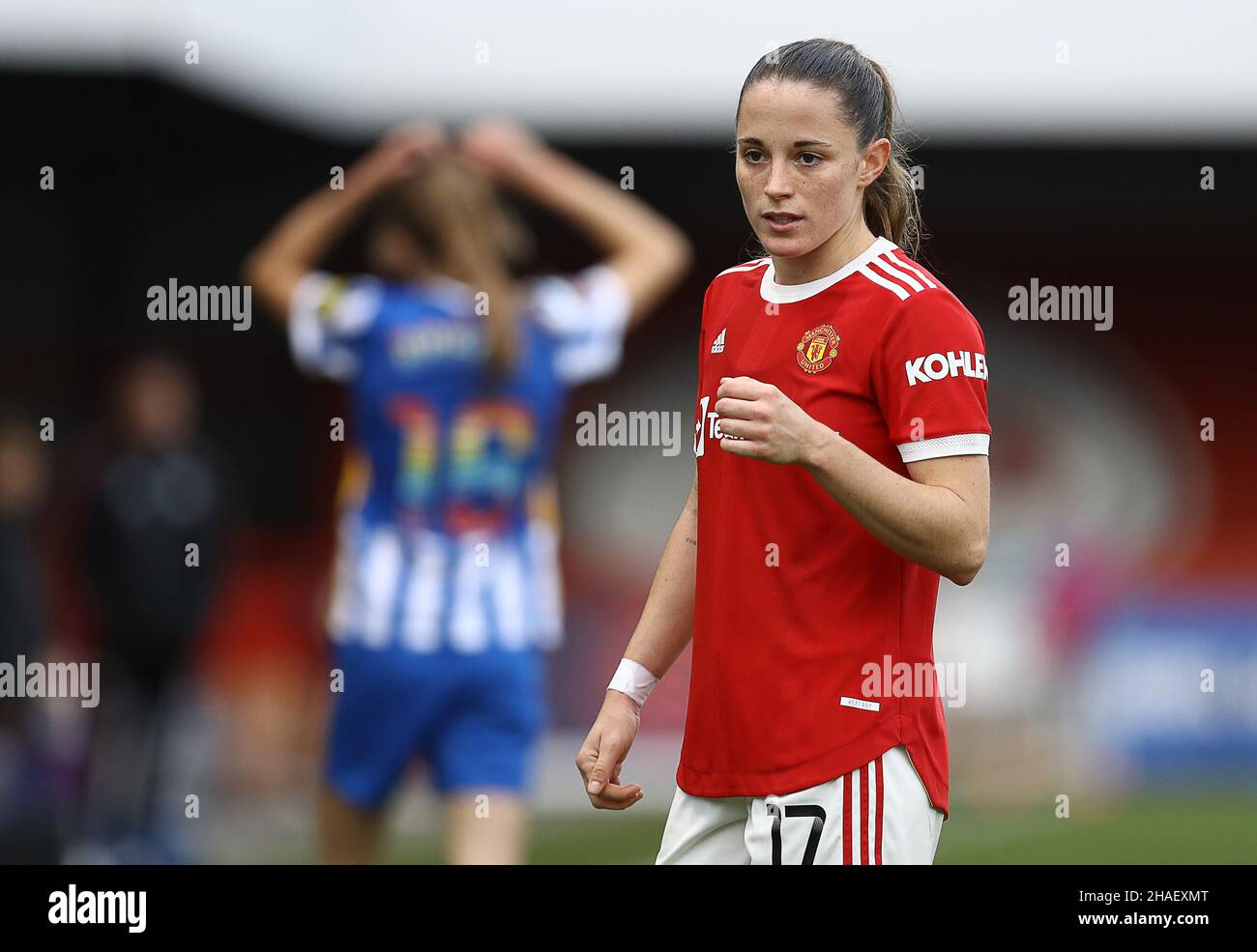Crawley, UK, 12th December 2021. Ona Batlle of Manchester United during the The FA Women's Super League match at The People's Pension Stadium, Crawley. Picture credit should read: Paul Terry / Sportimage Credit: Sportimage/Alamy Live News Stock Photo