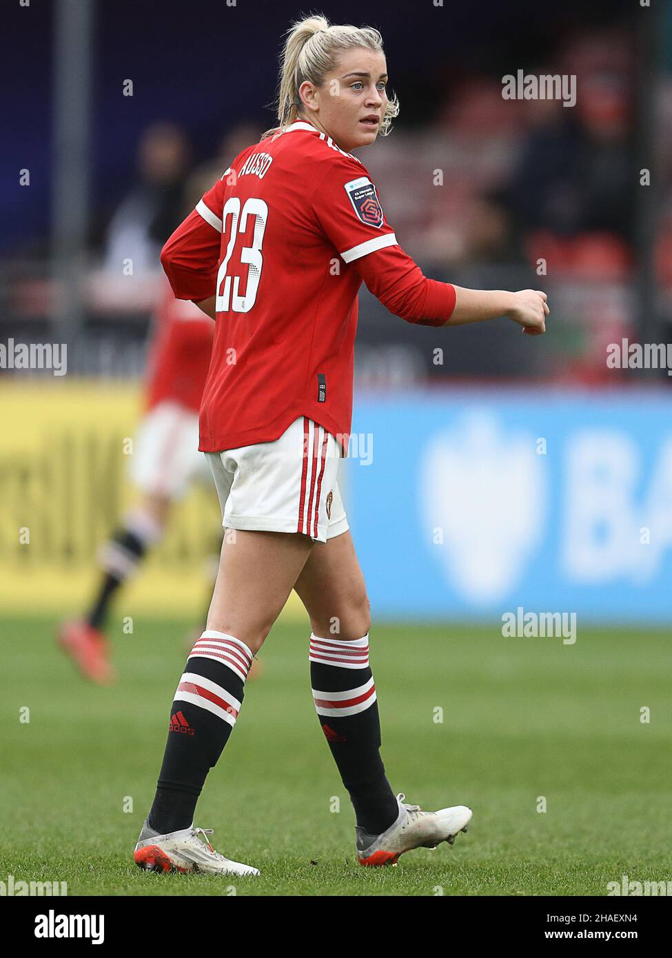 Crawley, UK, 12th December 2021. Alessia Russo of Manchester United during the The FA Women's Super League match at The People's Pension Stadium, Crawley. Picture credit should read: Paul Terry / Sportimage Credit: Sportimage/Alamy Live News Stock Photo