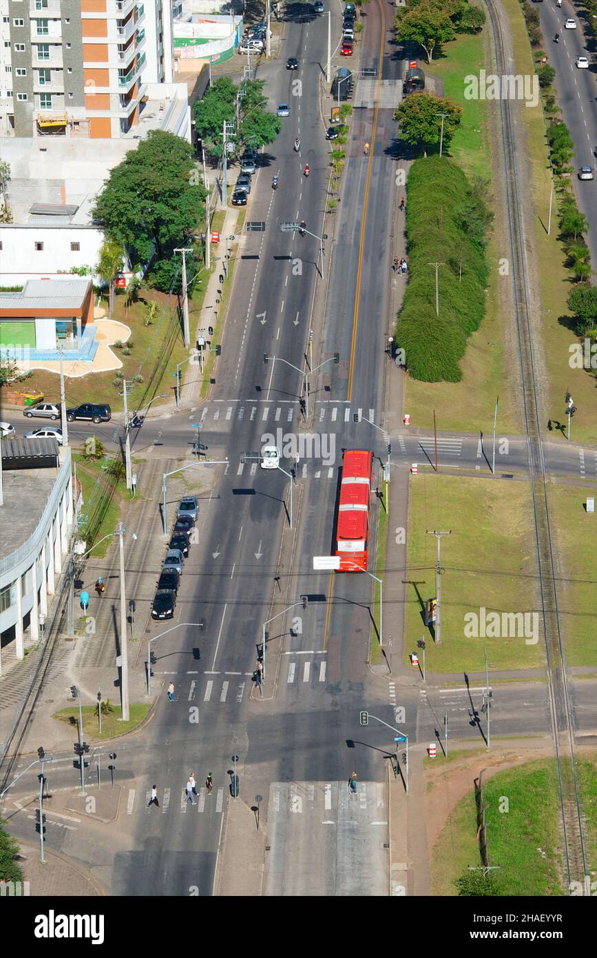 Curitiba PR, Brasil - Rua Das Flores Editorial Stock Image - Image