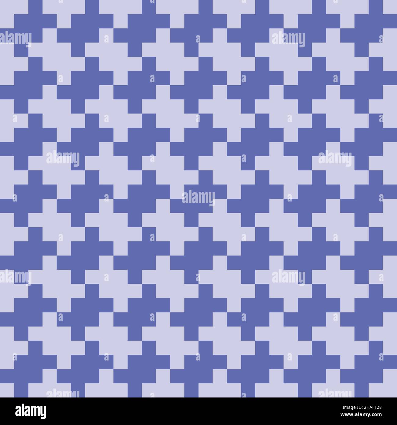 Simple modern background. Vector seamless pattern in Very Peri color. Stock Vector