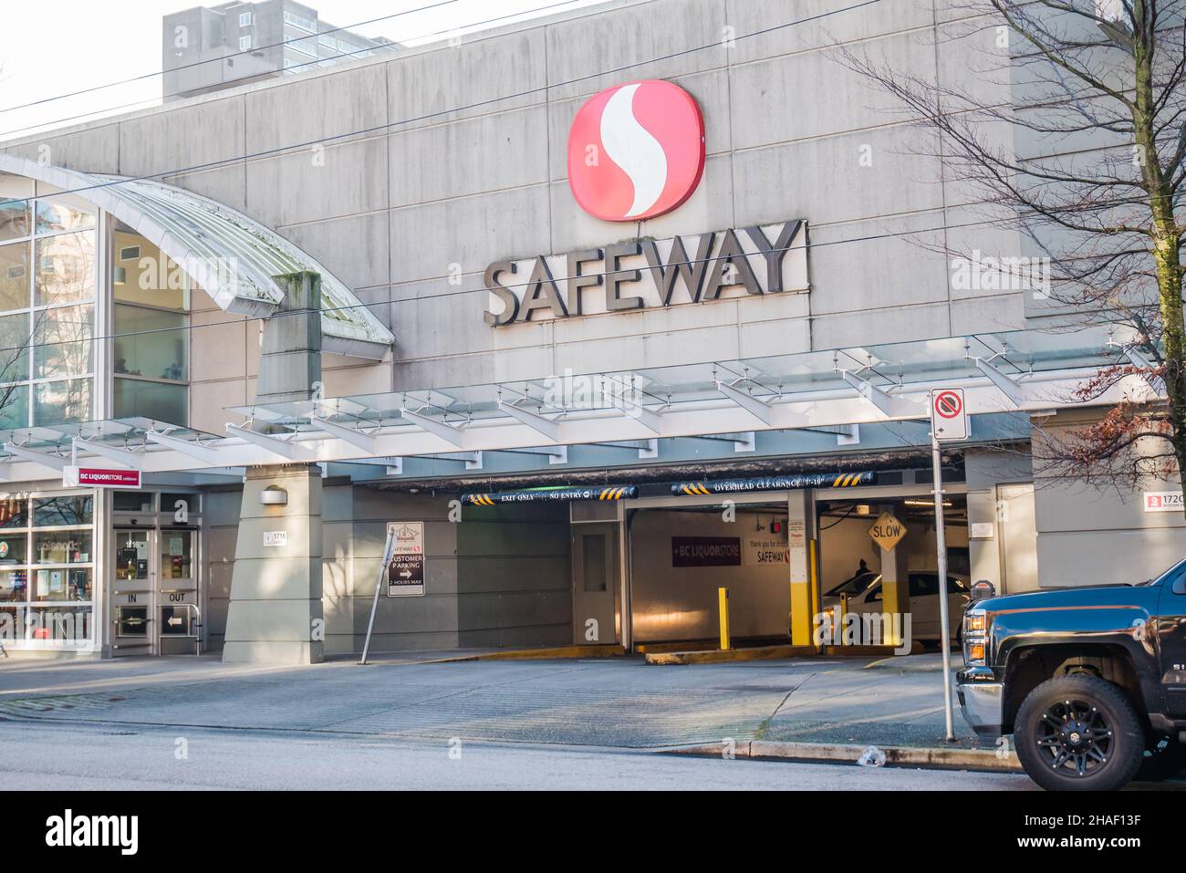 safeway is a grocery store chain in vancouver canada Stock Photo Alamy