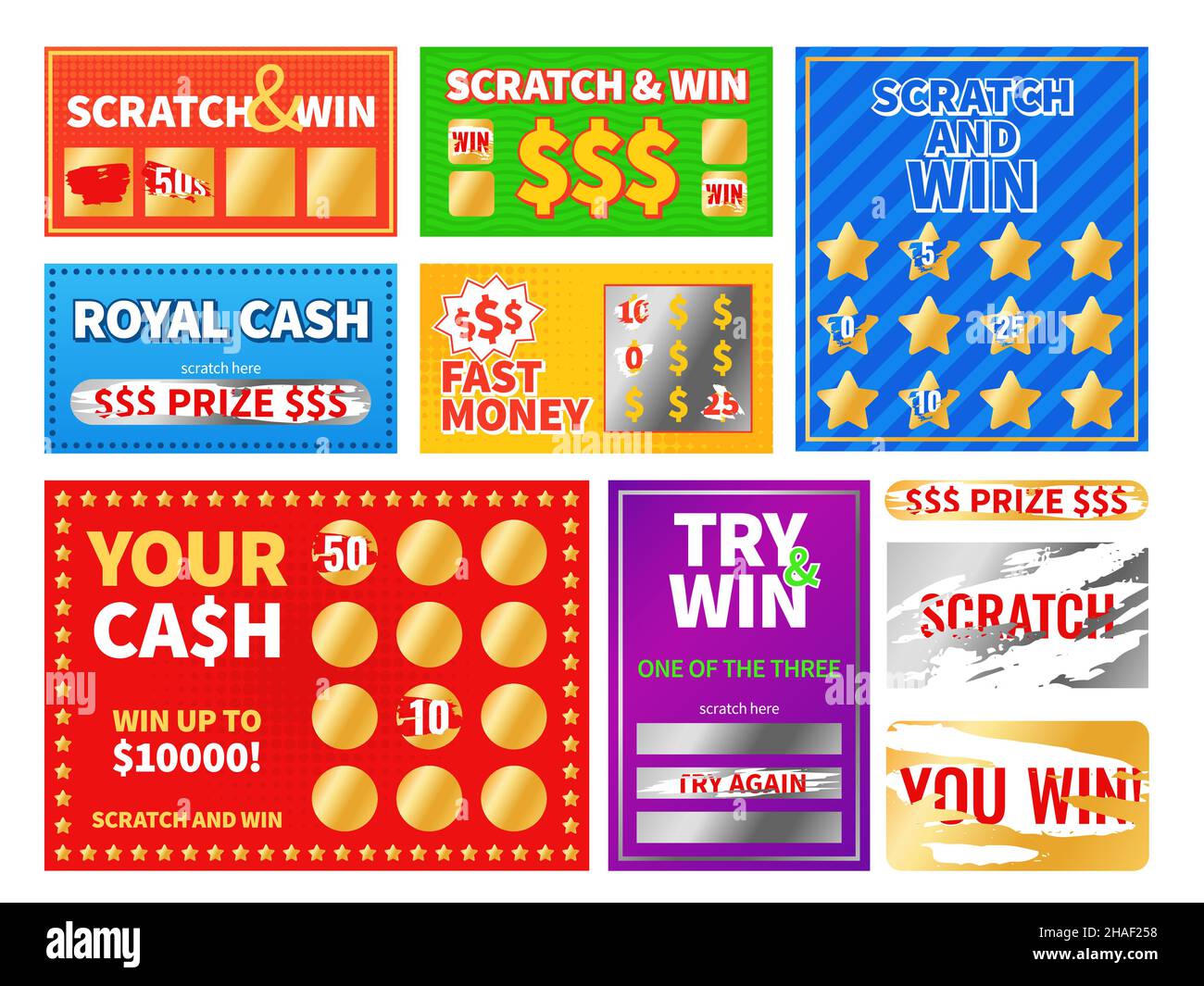 Bingo scratch cards hires stock photography and images Alamy