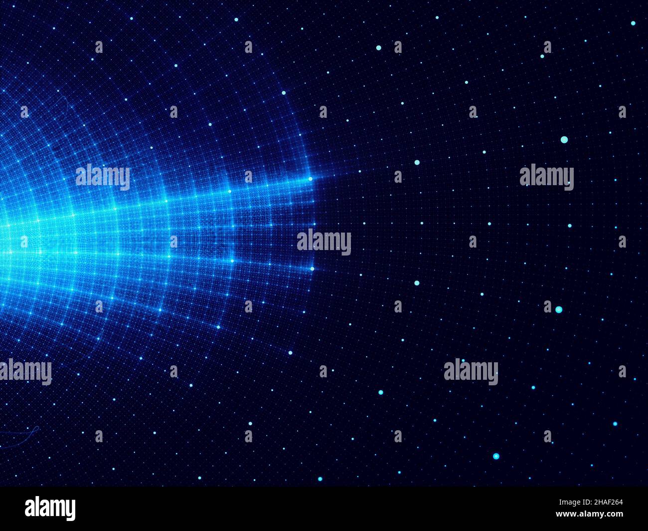 Radial Computer Design Radial rays and concentric circles - abstract computer illustration ...