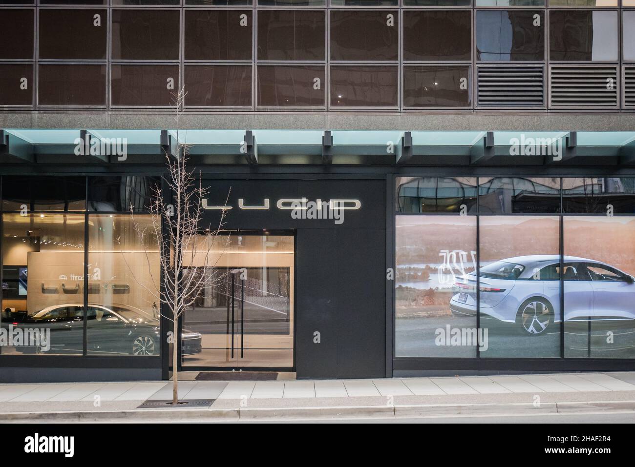 Vancouver lucid showroom hires stock photography and images Alamy
