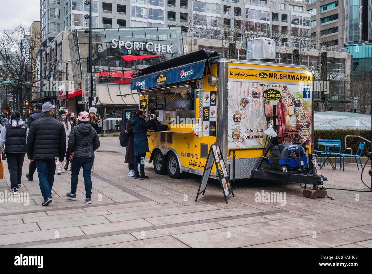 vancouver food truck Stock Photo Alamy
