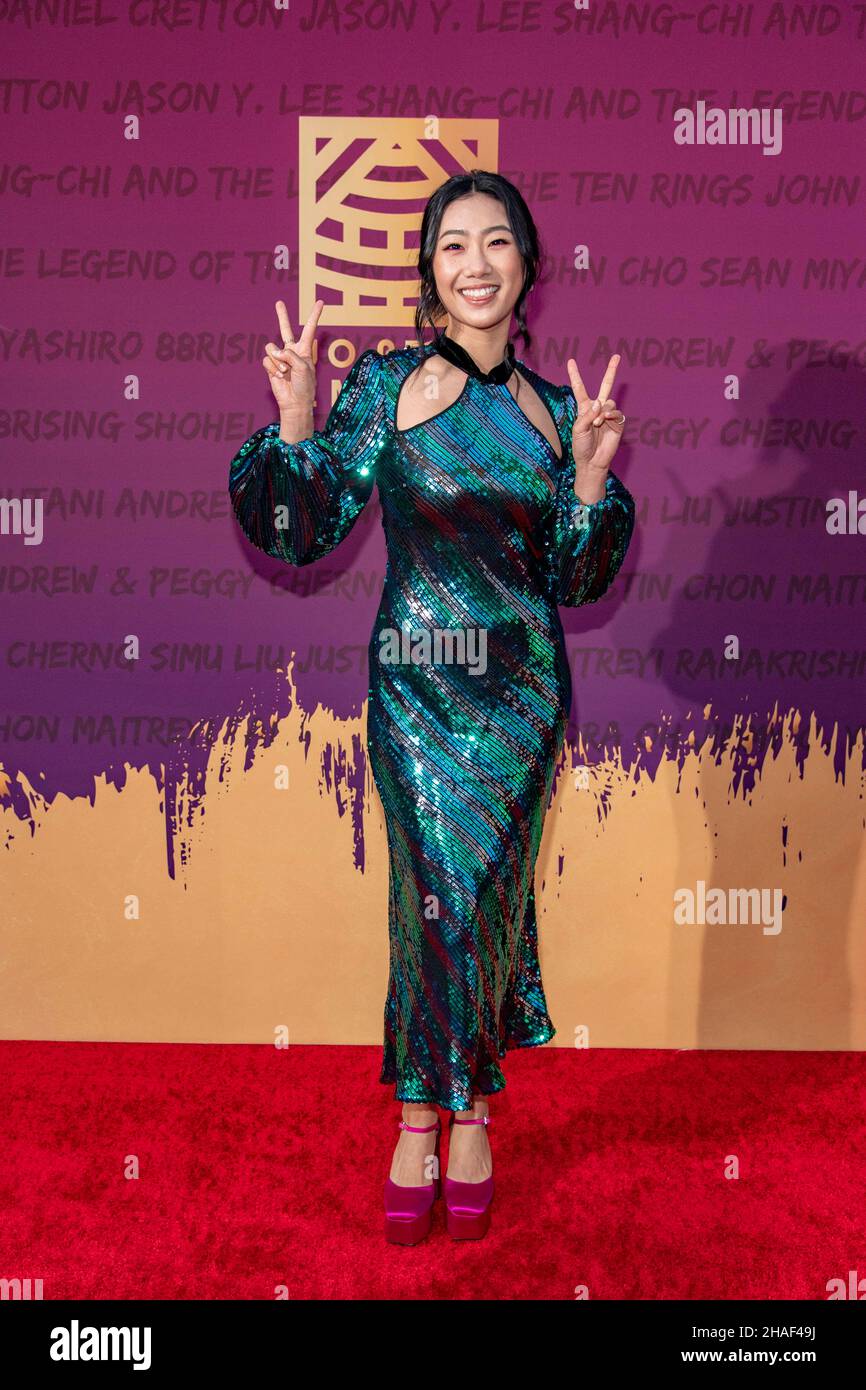Beverly Hills, California, USA. 11th Dec, 2021. Olivia Liang attends 19th Annual Unforgettable Gala at The Beverly Hilton, Beverly Hills, CA on December 11, 2021 Credit: Eugene Powers/Alamy Live News Stock Photo