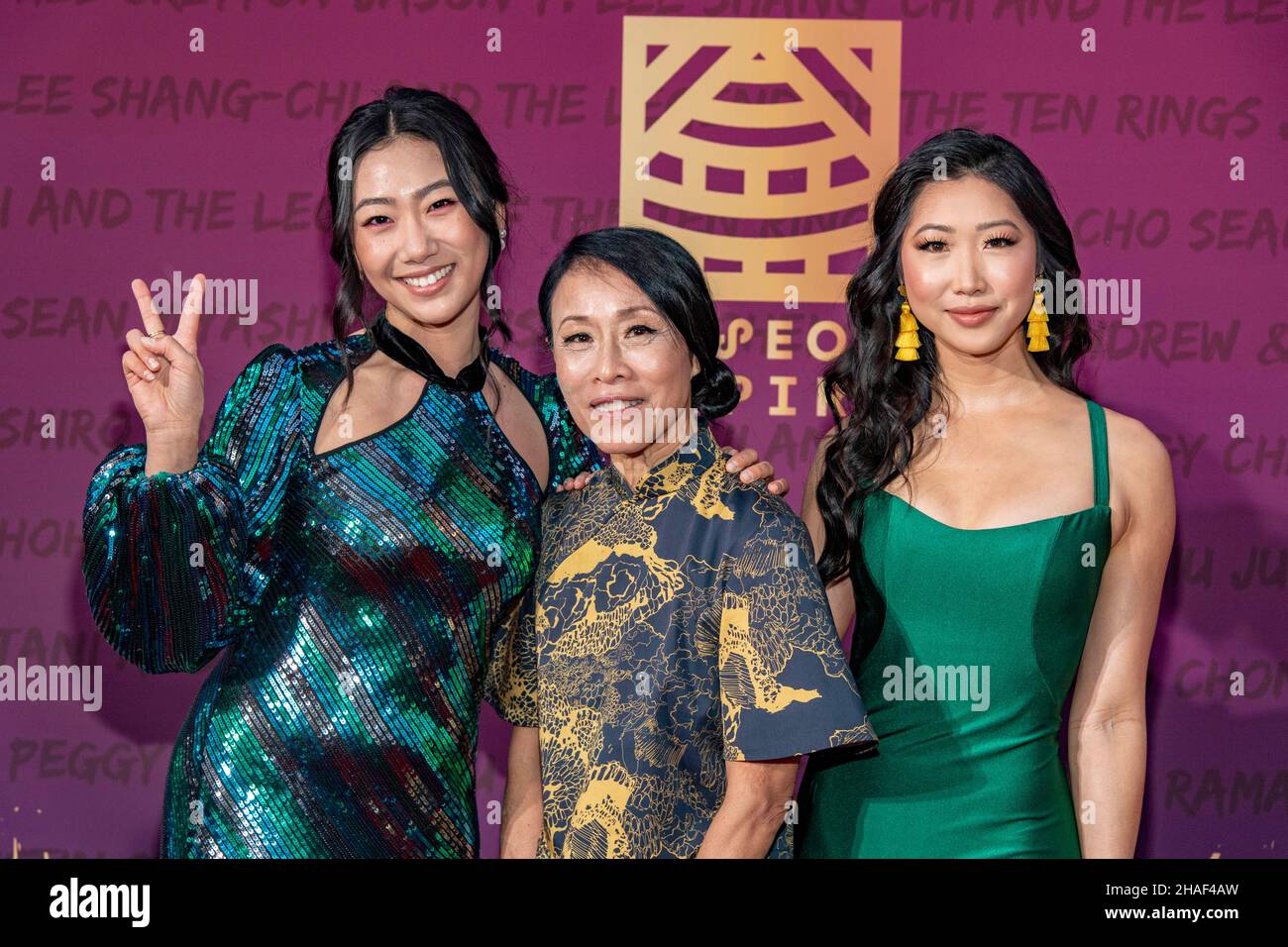 Beverly Hills, California, USA. 11th Dec, 2021. Shannon Dang, Kheng Hua Tan, Olivia Liang attend 19th Annual Unforgettable Gala at The Beverly Hilton, Beverly Hills, CA on December 11, 2021 Credit: Eugene Powers/Alamy Live News Stock Photo