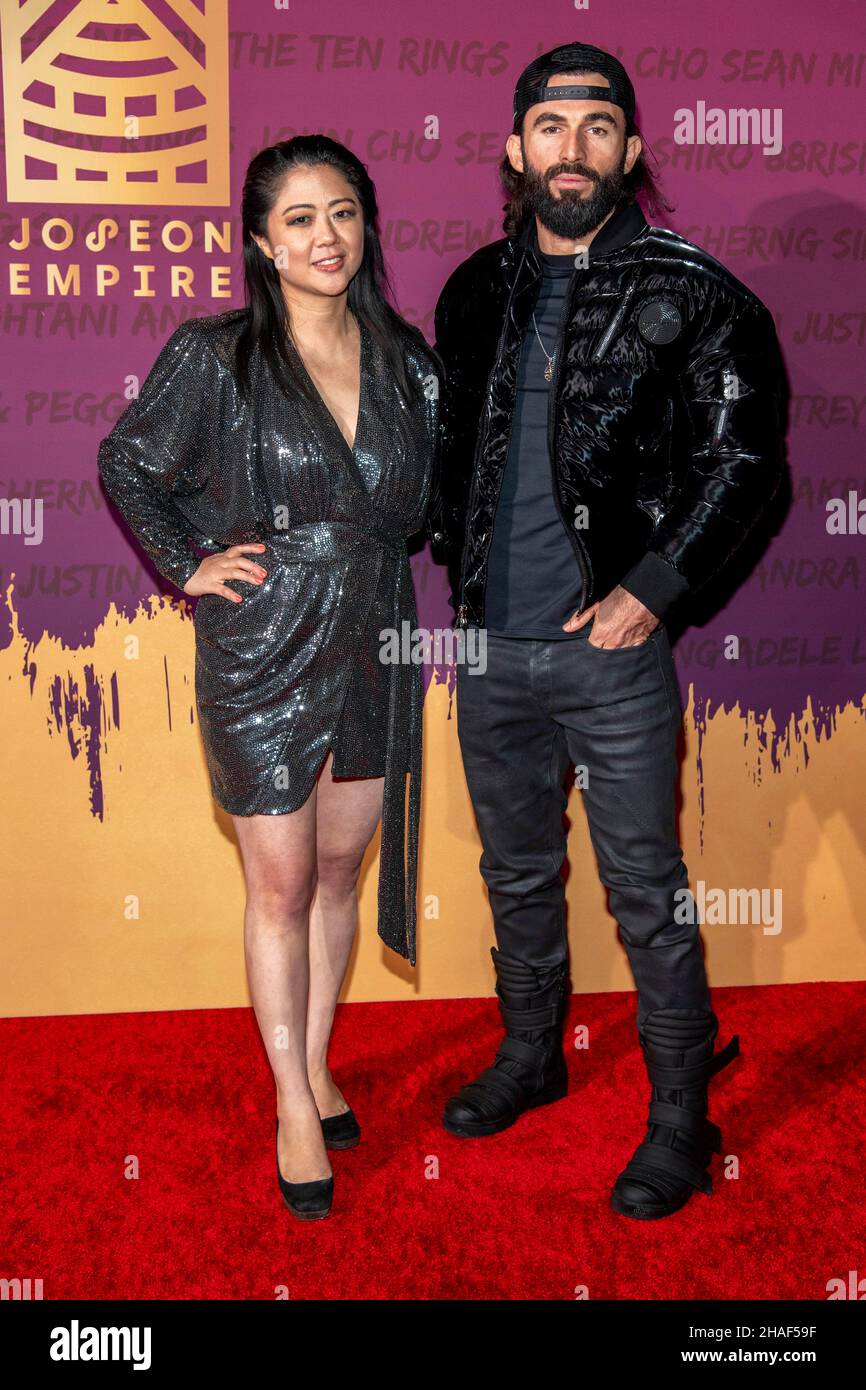 Beverly Hills, California, USA. 11th Dec, 2021. Andrea Chung, Turbo Turabi  attend 19th Annual Unforgettable Gala at The Beverly Hilton, Beverly Hills,  CA on December 11, 2021 Credit: Eugene Powers/Alamy Live News