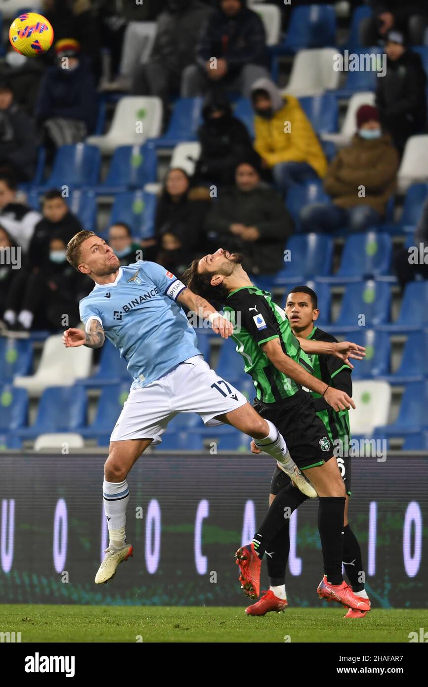 Ciro Immobile Lazio Gian Marco Ferrari Sassuolo during the