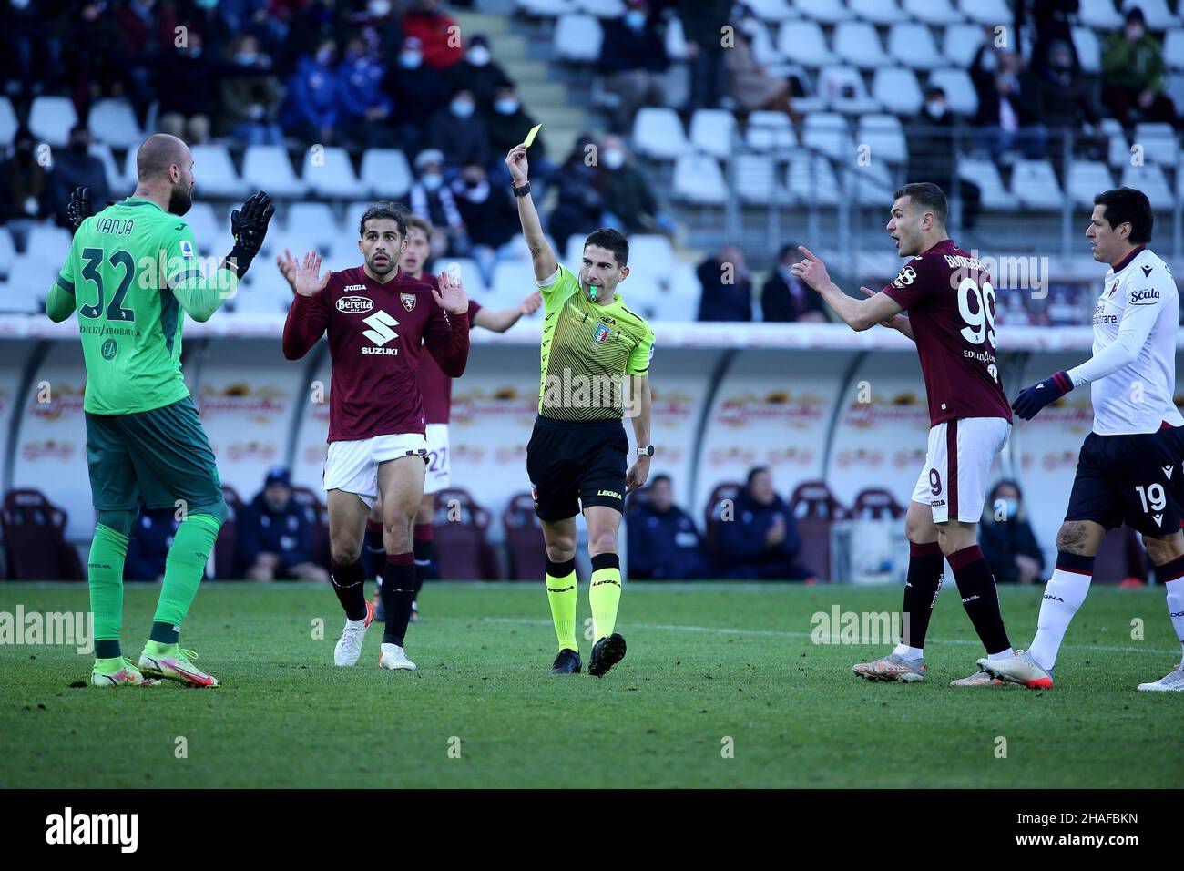 Vanja Milinkovic-Savic (Torino Football Club) during the Italian Serie A  soccer match Bologna Fc Vs Torino FC at the / LM Stock Photo - Alamy