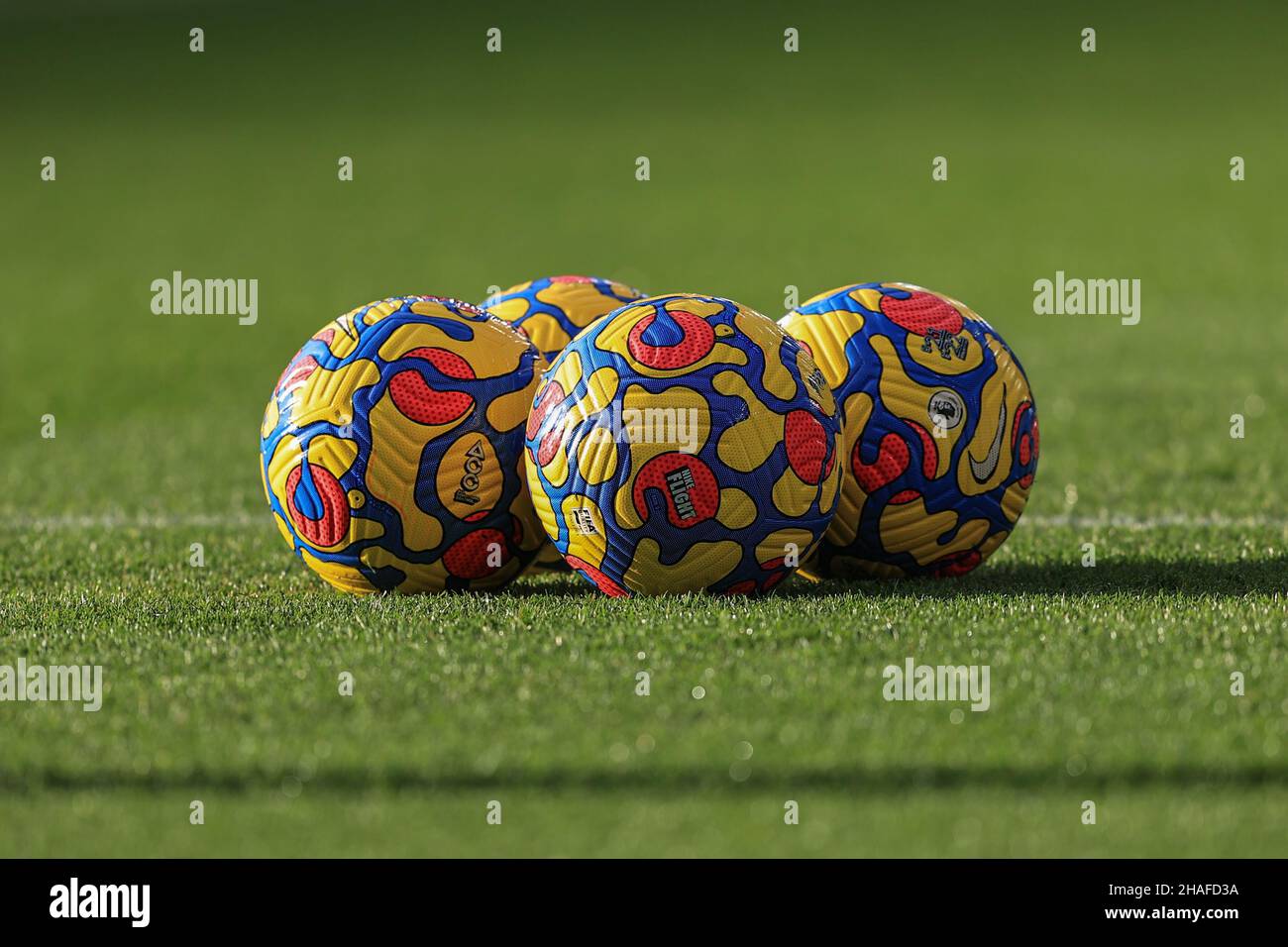 Premier League, Nike Flight winter match ball Stock Photo Alamy