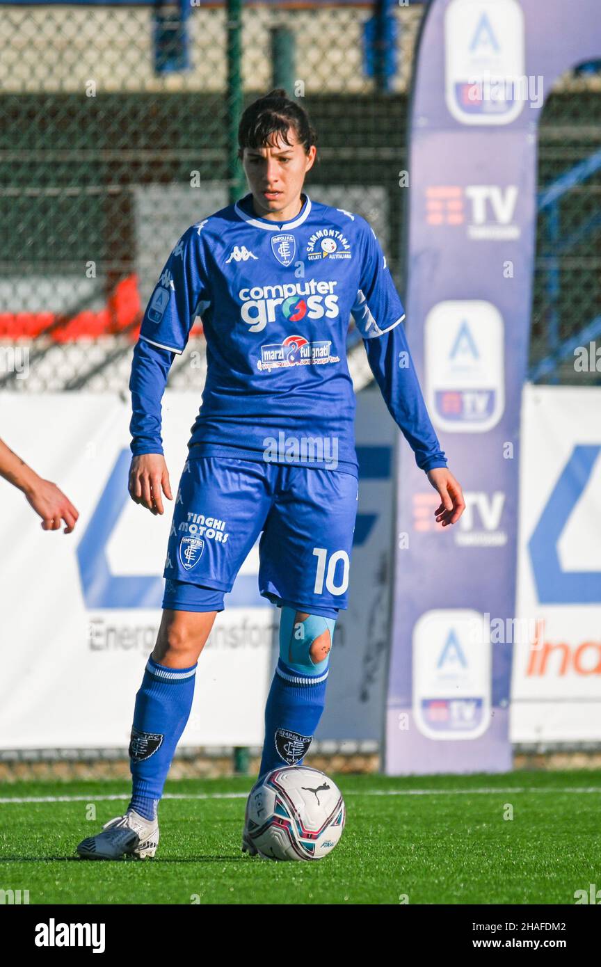 Federica Cafferata of ACF Fiorentina Women in action during the 2021/2022  Serie A Women's Championship match between Juventus FC and ACF Fiorentina  Wo Stock Photo - Alamy