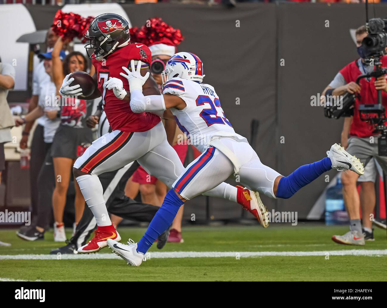 Buffalo Bills' Micah Hyde (23) during the second half of an NFL football  game against the Washington Football Team Sunday, Sept. 26, 2021, in  Orchard Park, N.Y. (AP Photo/Jeffrey T. Barnes Stock