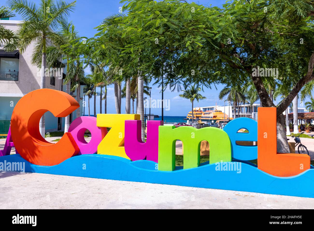 Plaza central san miguel cozumel hi-res stock photography and images - Alamy