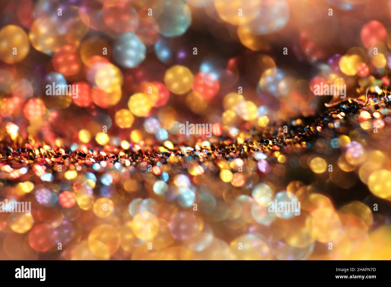 glitter texture. Festive Background.Christmas background. Glowing bokeh. Abstract background with bokeh and light.Shining bokeh background. soft Stock Photo