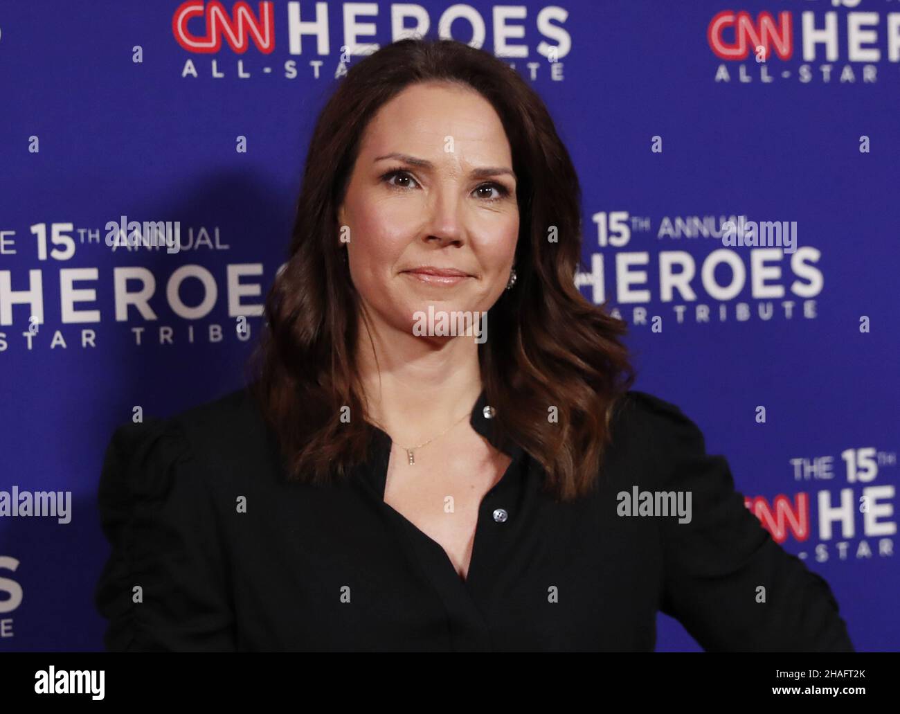New York, United States. 12th Dec, 2021. Erica Hill arrives on the red carpet at the 15th Annual CNN Heroes: All-Star Tribute at the American Museum of Natural History on Sunday, December 12, 2021 in New York City. Photo by John Angelillo/UPI Credit: UPI/Alamy Live News Stock Photo