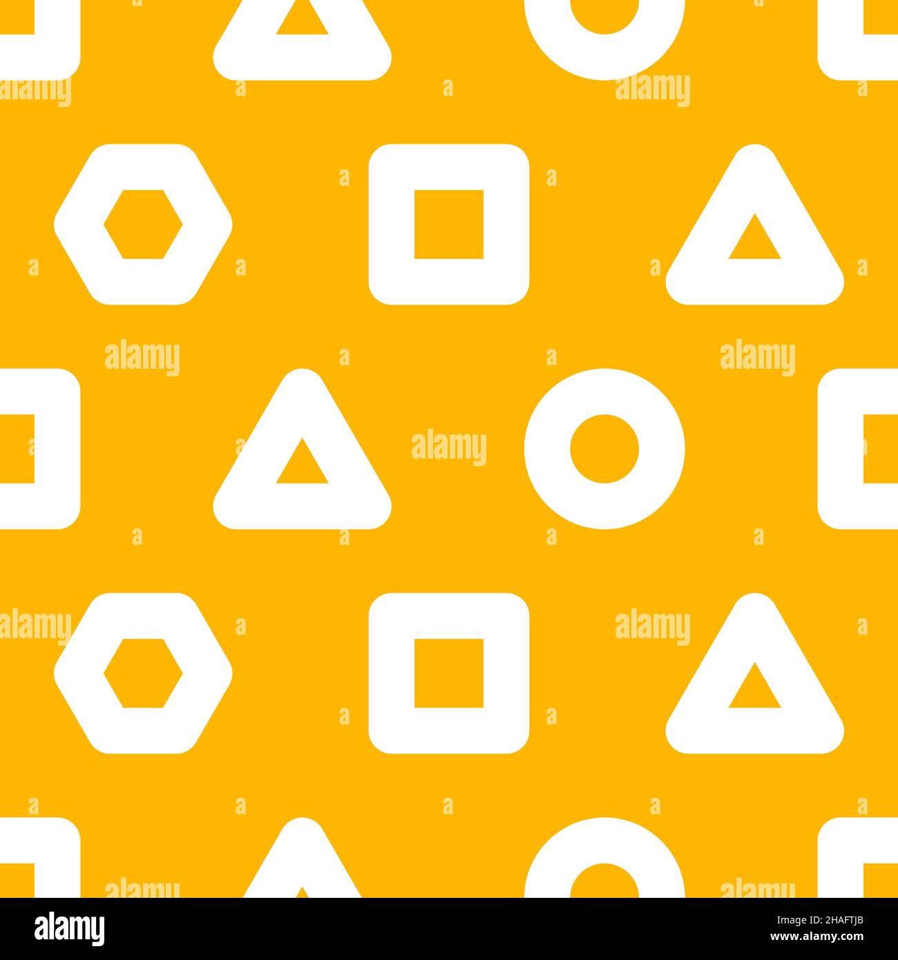 Seamless geometric shapes abstract modern pattern Stock Vector