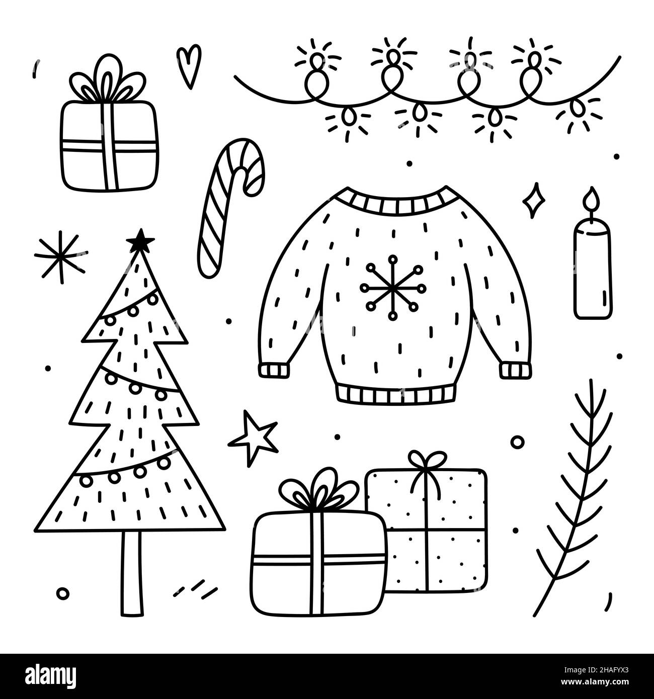 Doodle christmas cheap sweater