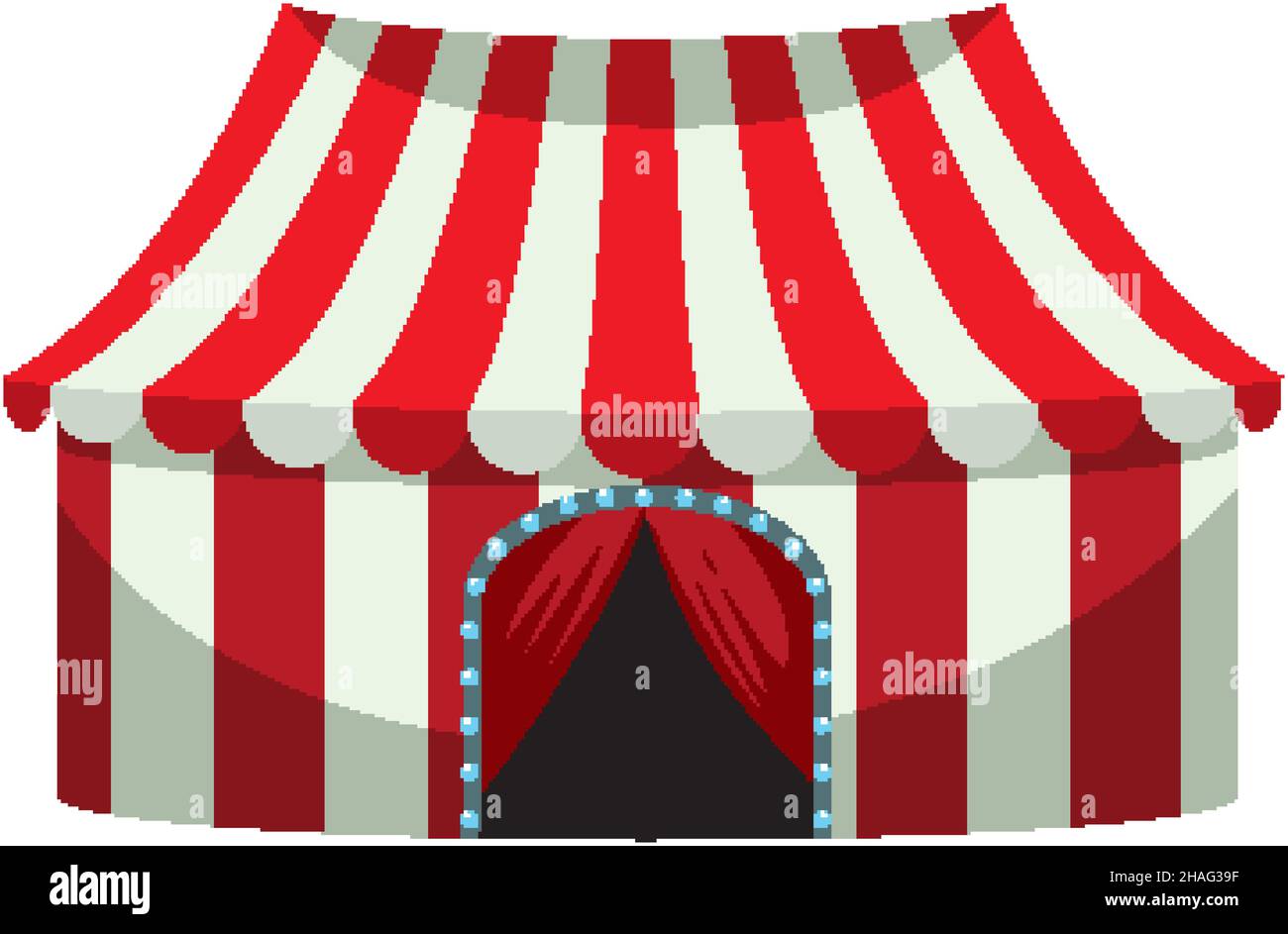Circus dome tent isolated illustration Stock Vector Image & Art - Alamy