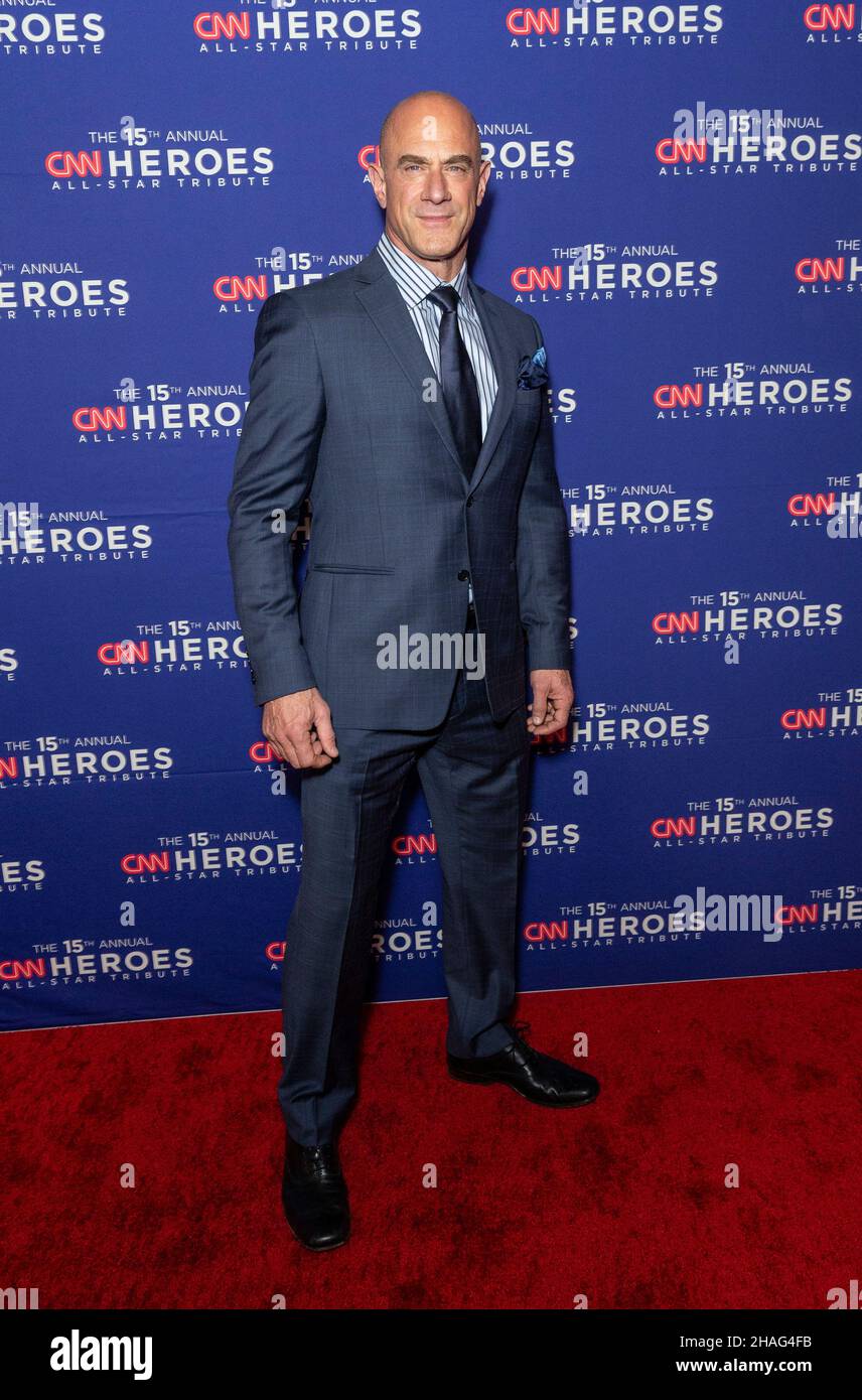 New York, NY - December 12, 2021: Christopher Meloni attends 15th Annual CNN Heroes All-Star Tribute at American Museum of Natural History Stock Photo