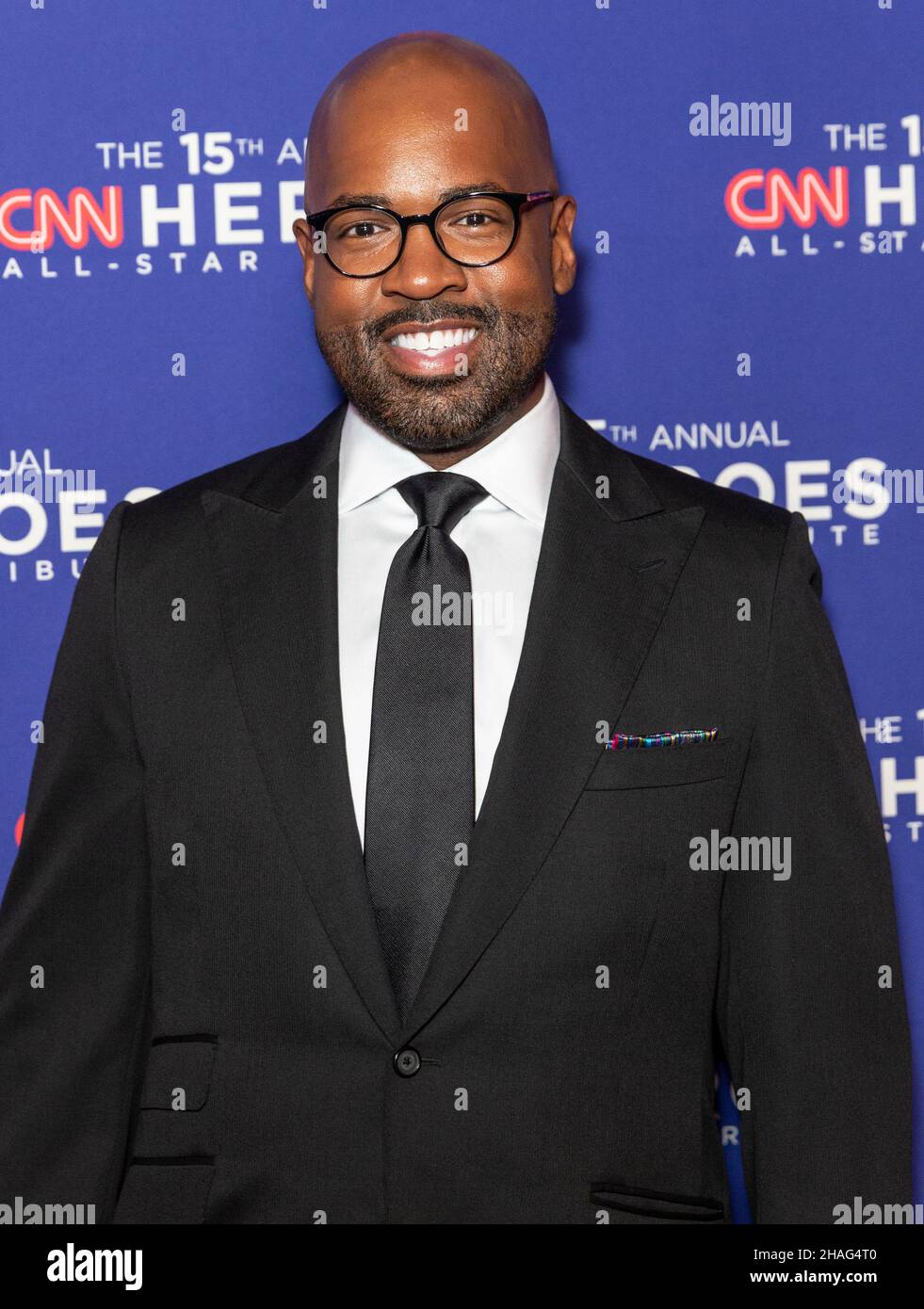 New York, NY December 12, 2021 CNN anchor Victor Blackwell attends