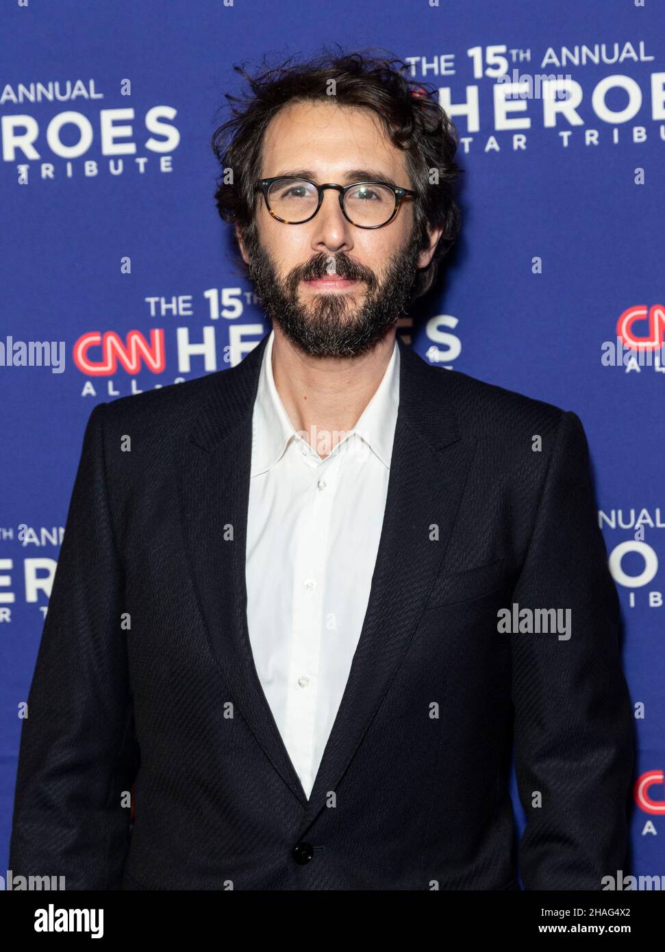 New York, NY - December 12, 2021: Josh Groban attends 15th Annual CNN Heroes All-Star Tribute at American Museum of Natural History Stock Photo