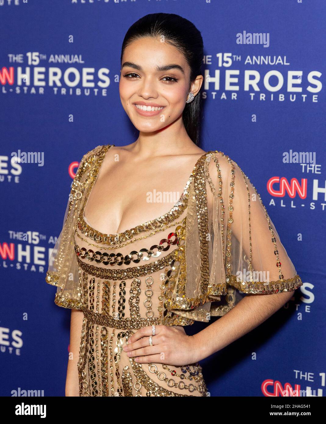 New York, NY - December 12, 2021: Rachel Zegler attends 15th Annual CNN