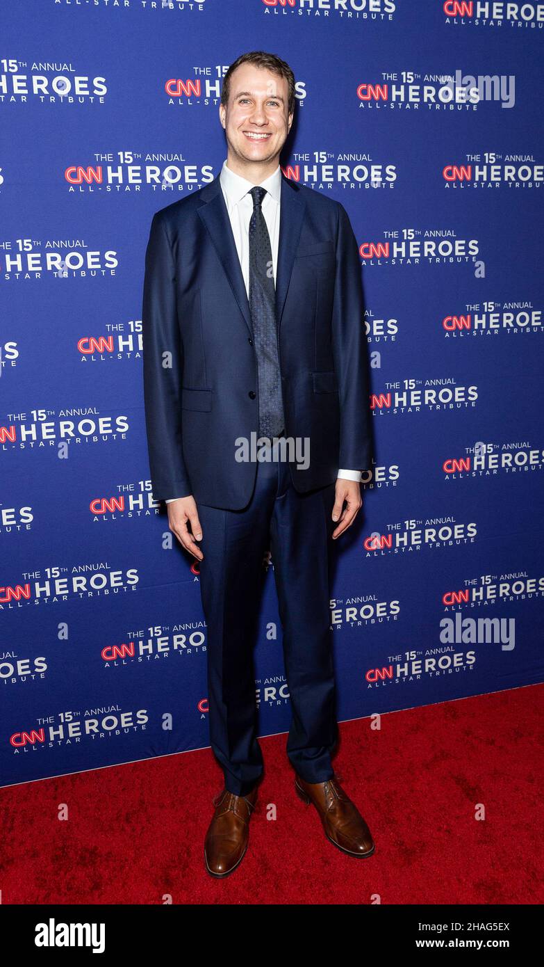 New York, USA. 12th Dec, 2021. CNN Hero 2007 Ryan Hreljac attends 15th Annual CNN Heroes All-Star Tribute at American Museum of Natural History in New York on December 12, 2021. (Photo by Lev Radin/Sipa USA) Credit: Sipa USA/Alamy Live News Stock Photo