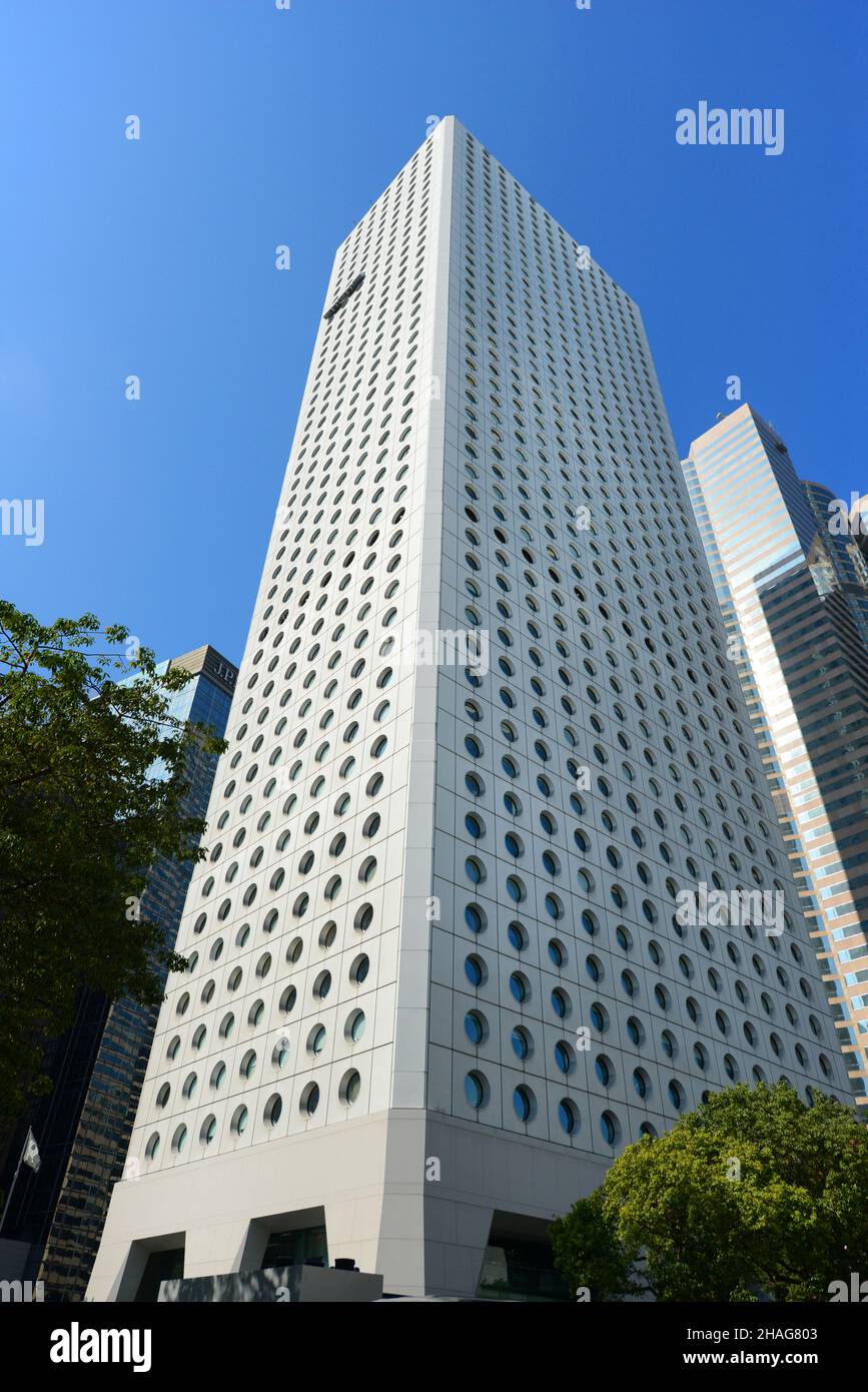 The Jardine house building in Connaught Place, Central district, Hong