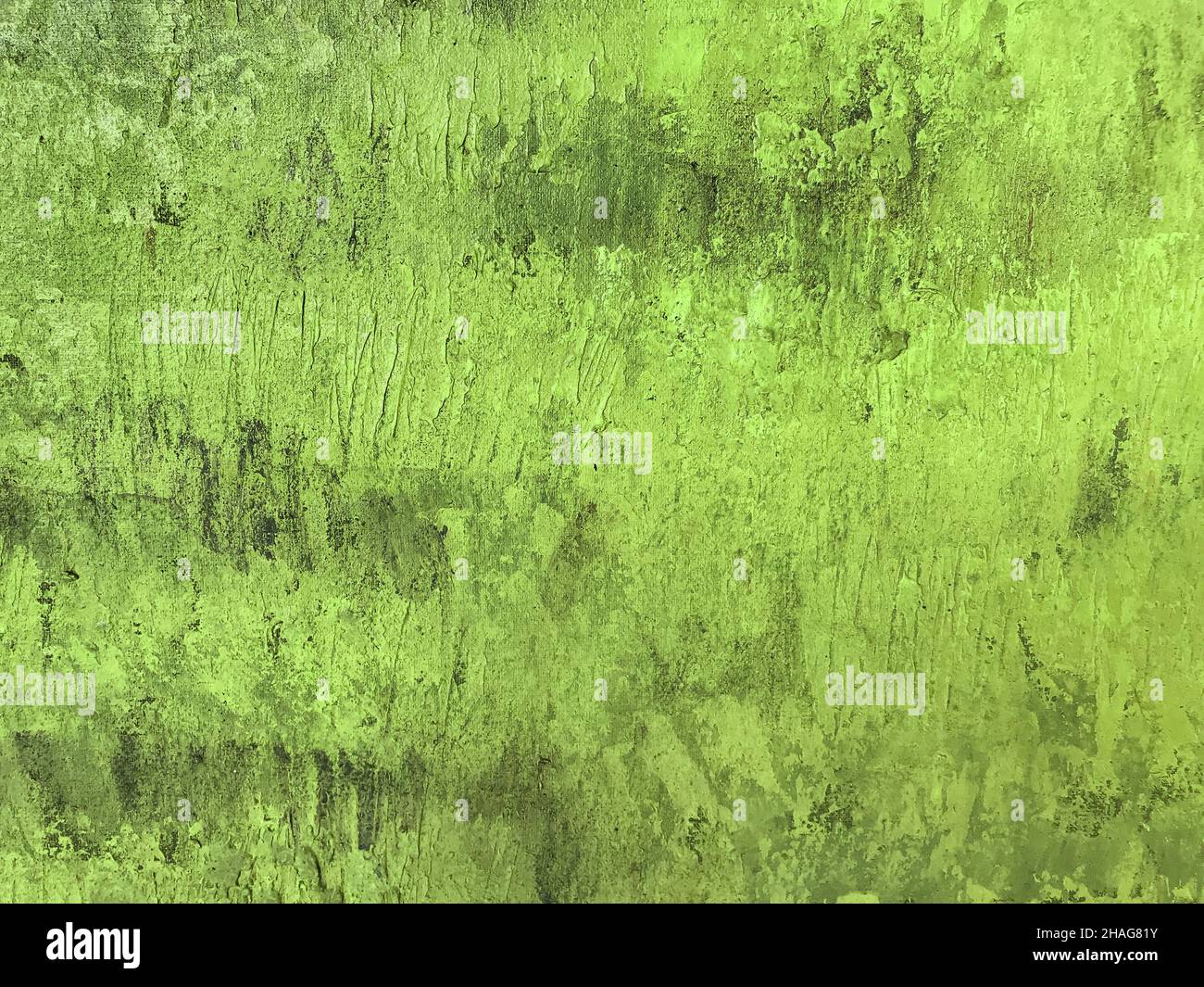 Abstract art background green and olive colors. Watercolor painting on canvas with gradient