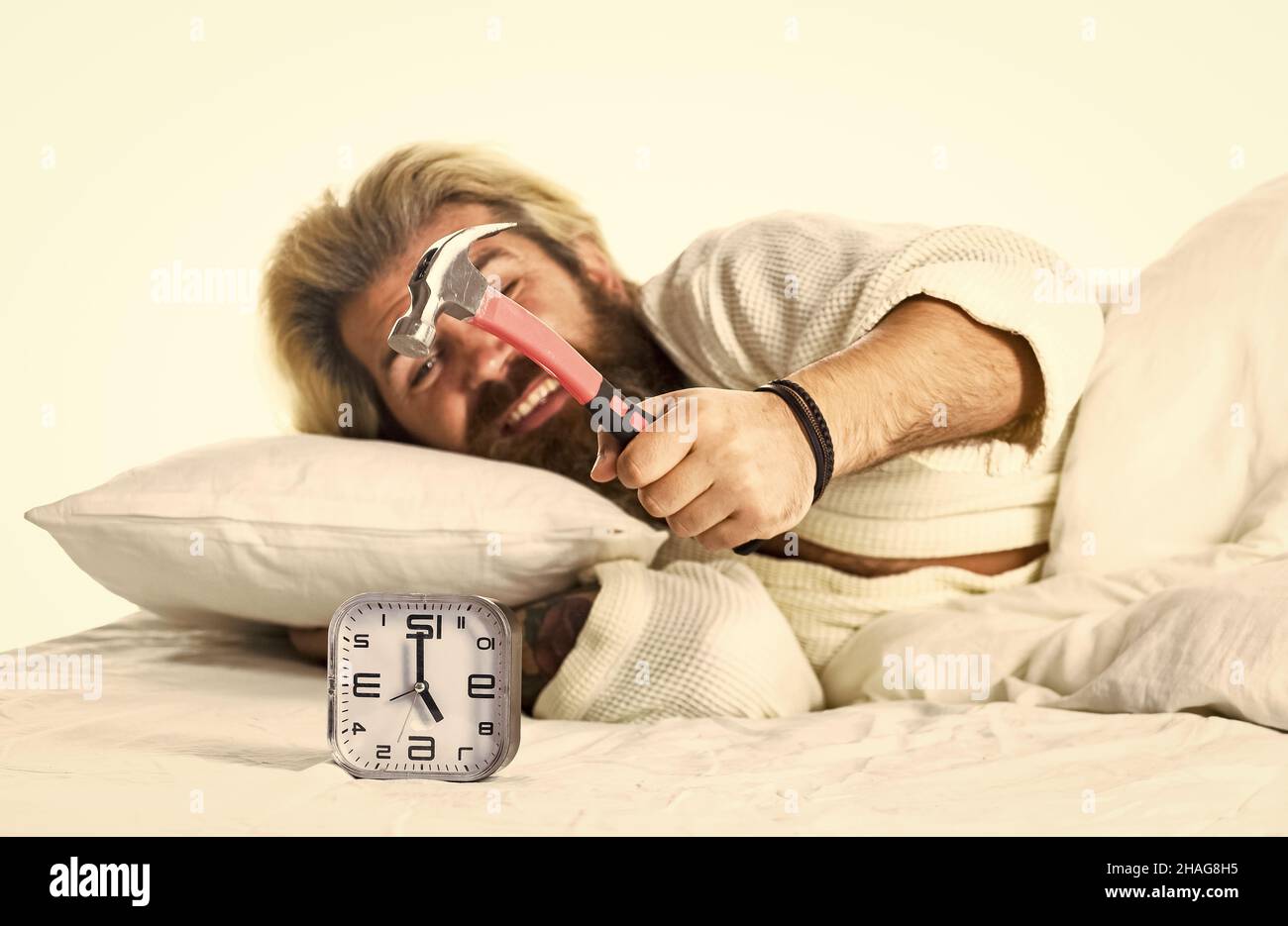Exhausted young man lies hi-res stock photography and images - Alamy