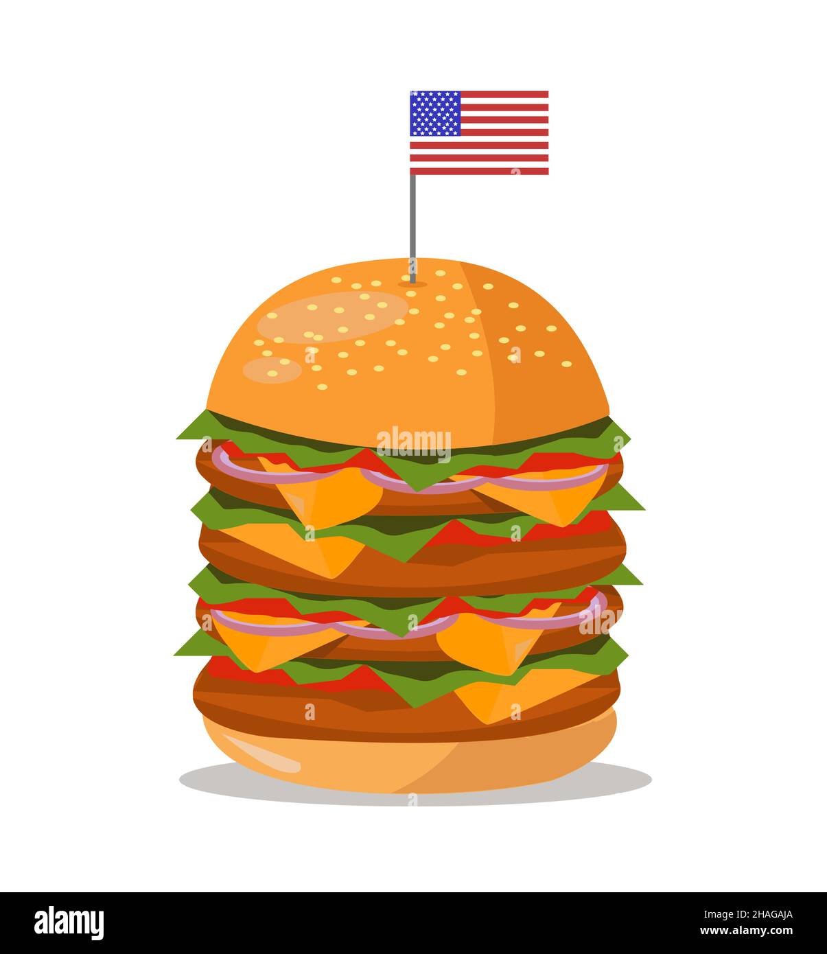 hamburger icon design vector illustration Stock Vector