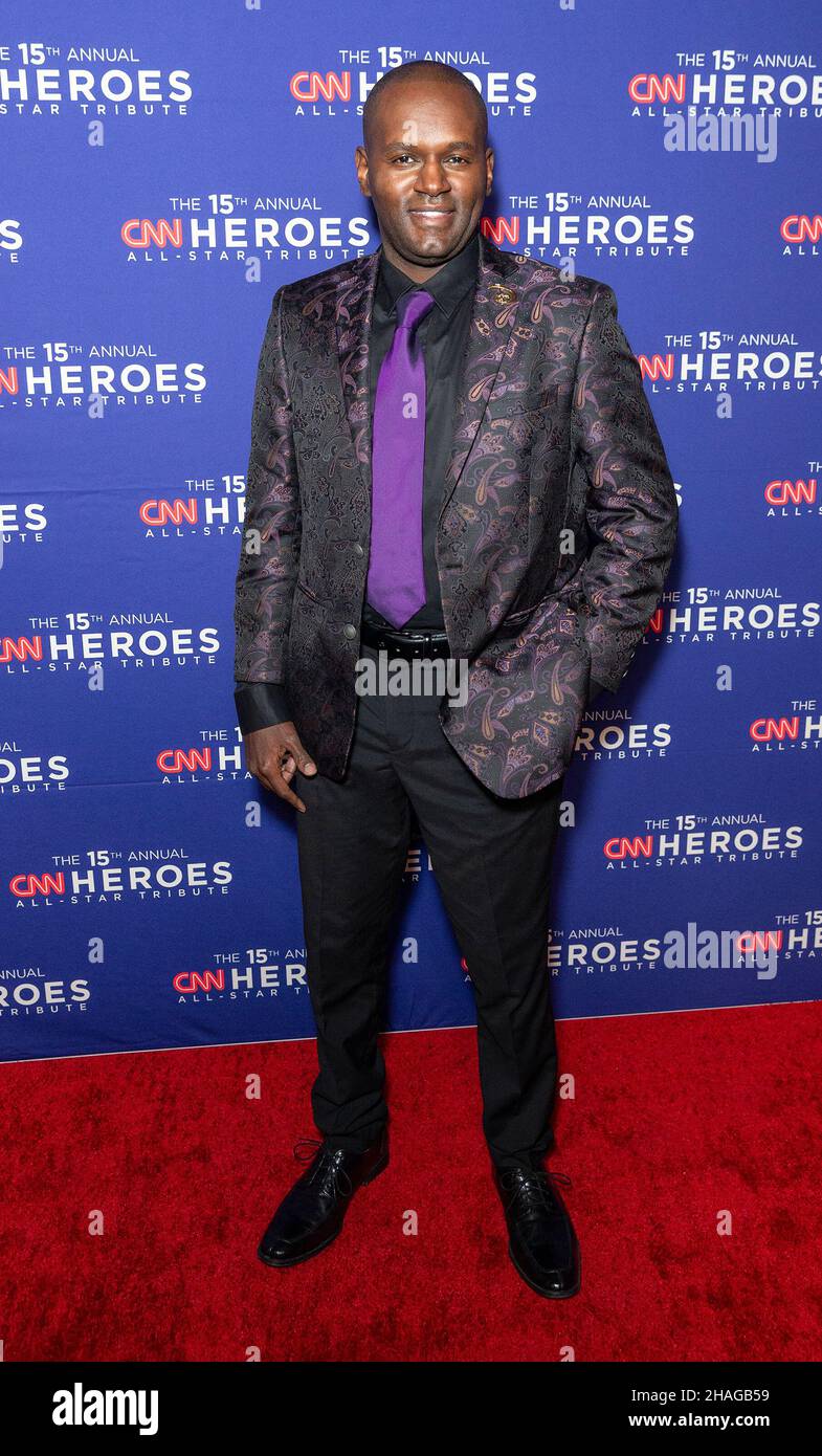 New York, United States. 12th Dec, 2021. Harold O'Neal attends 15th Annual CNN Heroes All-Star Tribute at American Museum of Natural History (Photo by Lev Radin/Pacific Press) Credit: Pacific Press Media Production Corp./Alamy Live News Stock Photo