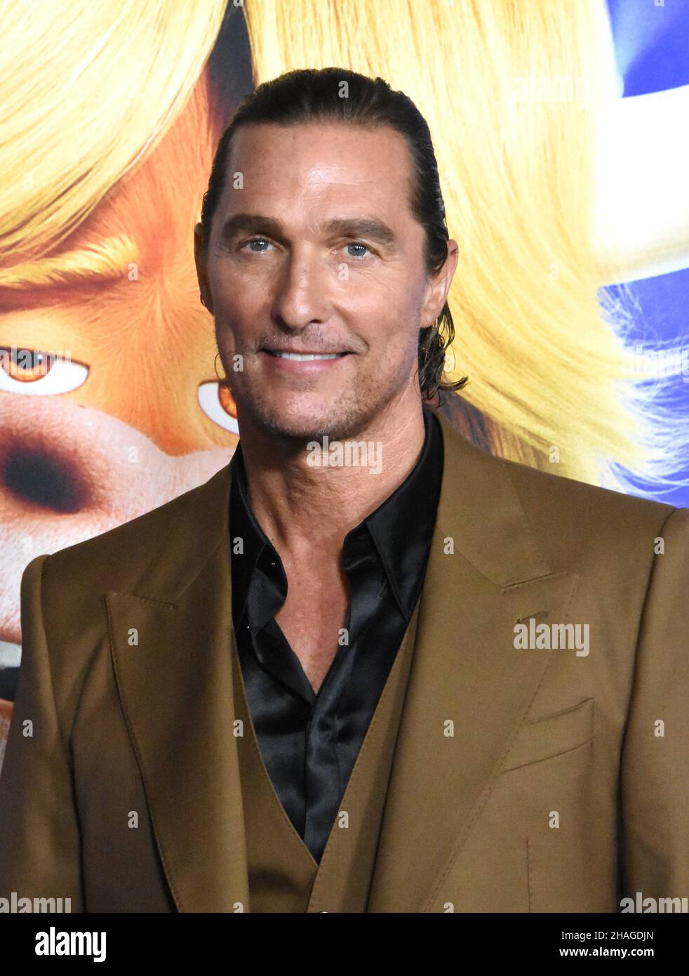 Los Angeles, California, USA 12th December 2021 Actor Matthew McConaughey attends Illumination's 'Sing 2' Premiere at The Greek Theatre on December 12, 2021 in Los Angeles, California, USA. Photo by Barry King/Alamy Live News Stock Photo