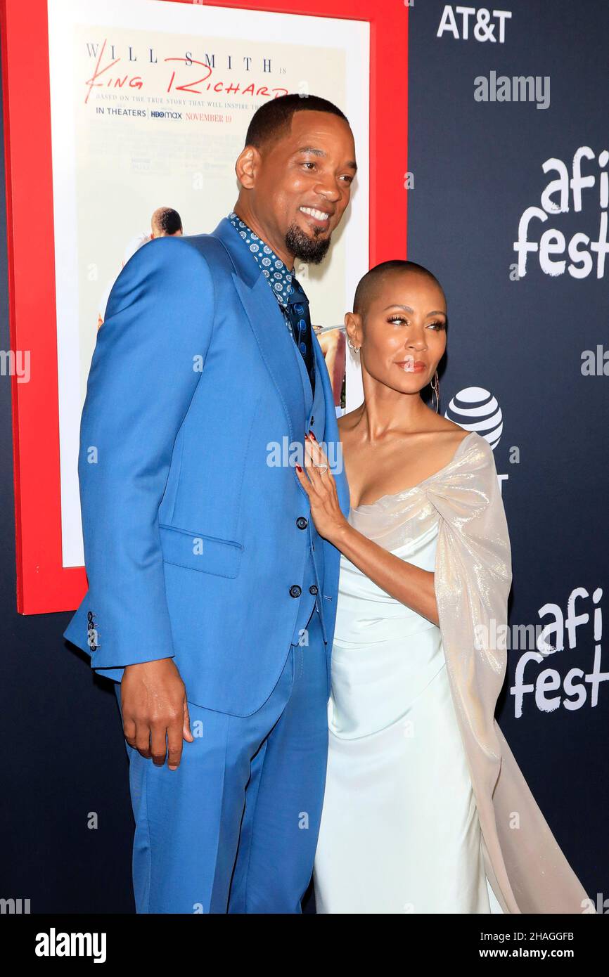 LOS ANGELES - NOV 14: Will Smith, Jada Pinkett Smith at the AFI Fest ...
